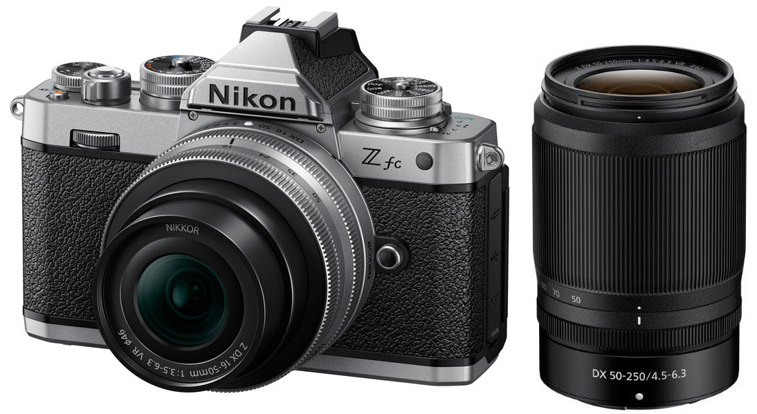 Hybrid Camera Nikon Z fc 16-50 + 50-250 | Hifi.lu