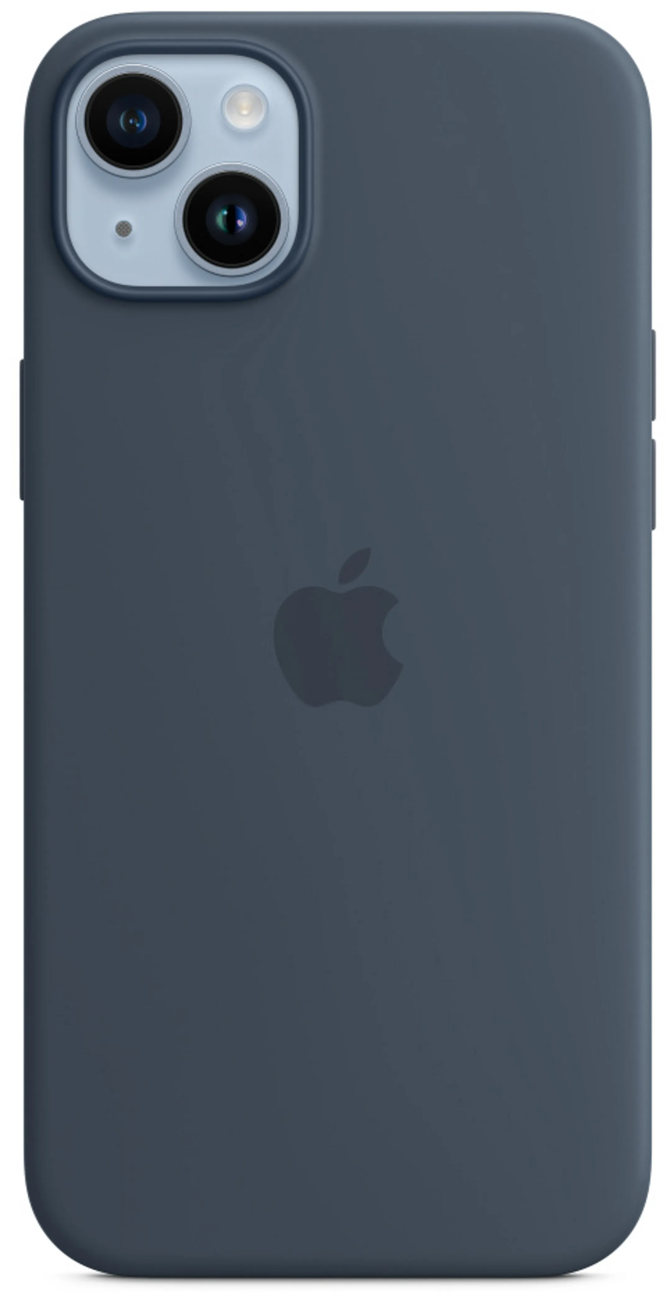 silicone case with MagSafe for iPhone 14 Plus - Blue orage
