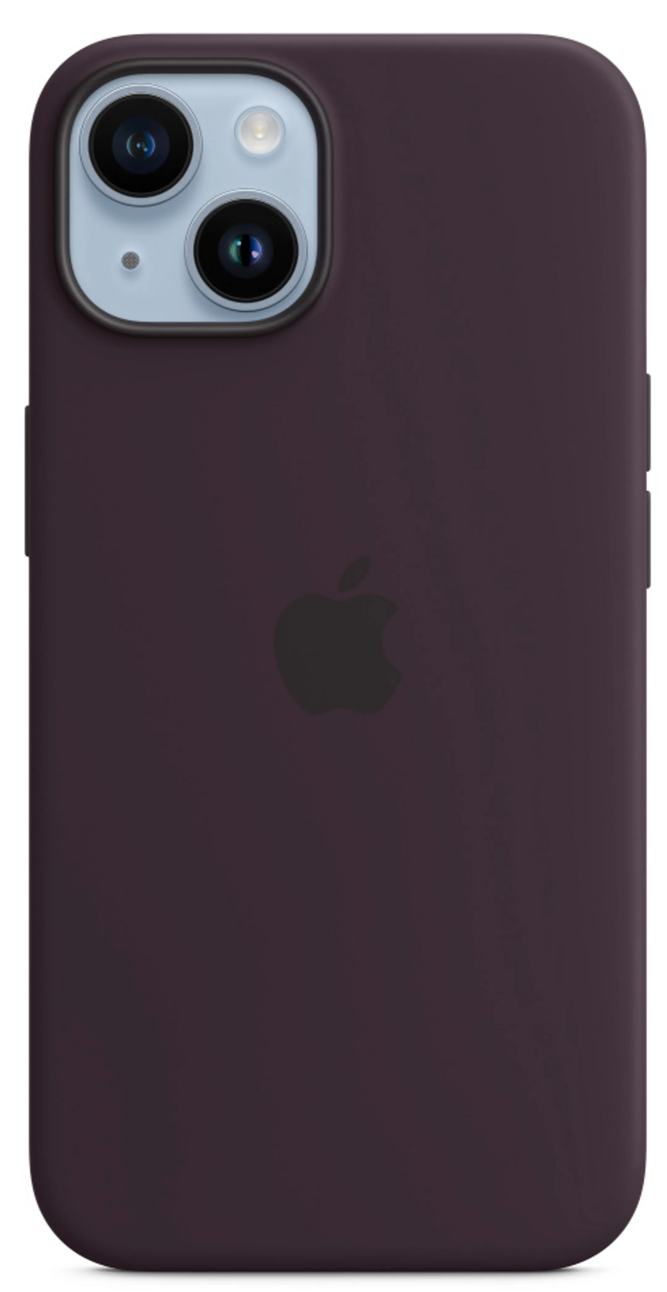 silicone case with MagSafe for iPhone 14 Plus - Baie de sureau