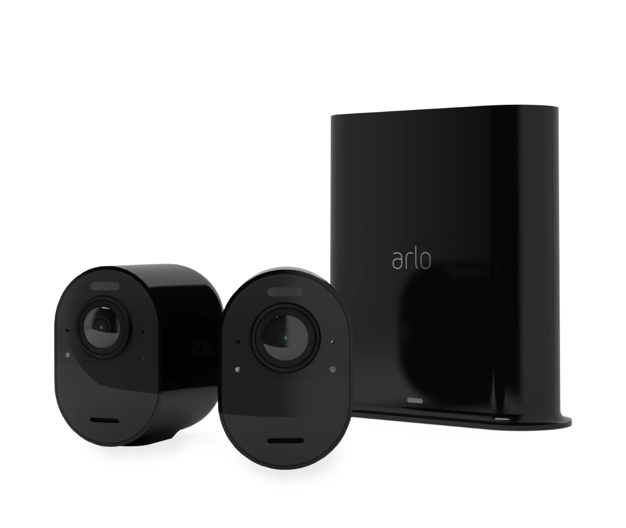 Kit 2 X Security camera Extérieure Ultra 2 + Base - Black