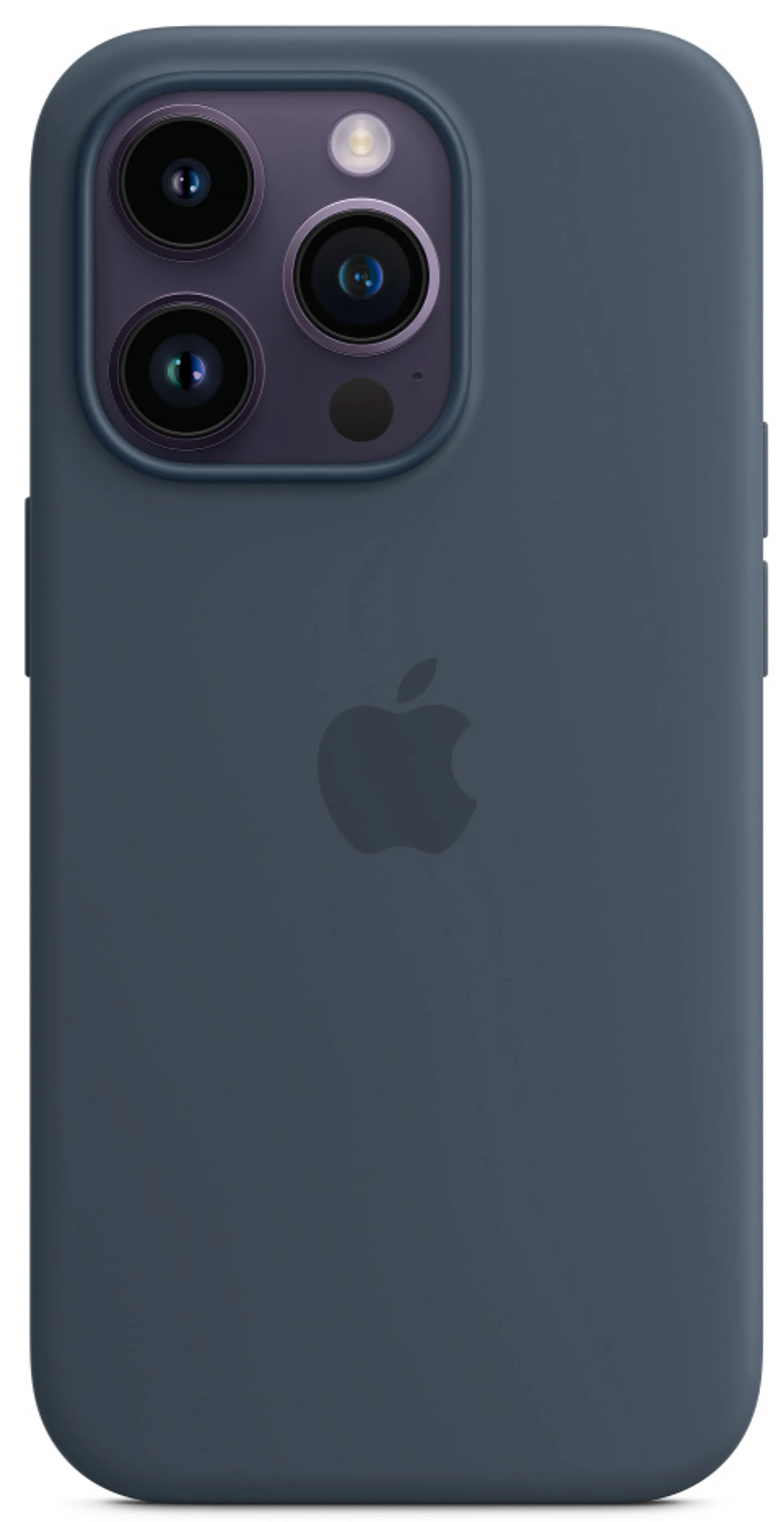 Silikon Case mit MagSafe iPhone 14 Pro - Sturmblau