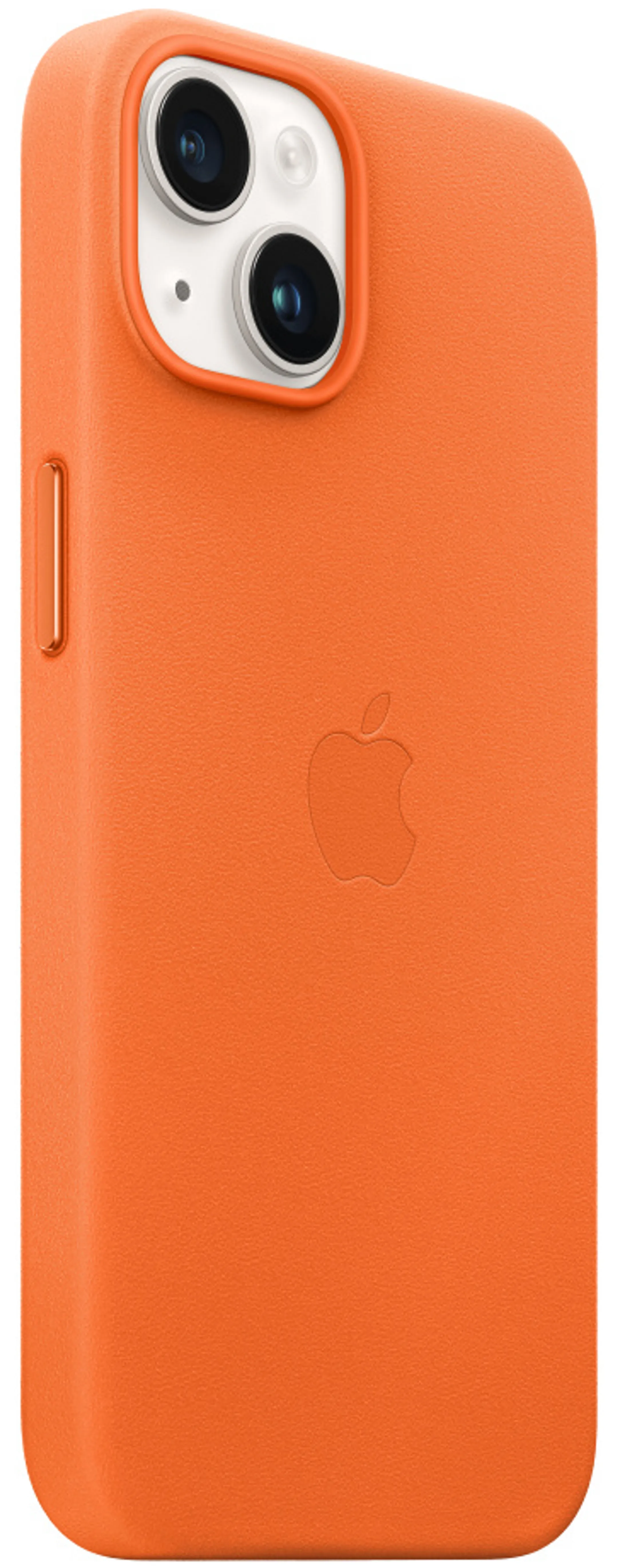 Apple Coque en cuir avec MagSafe pour iPhone 14 plus - Orange image