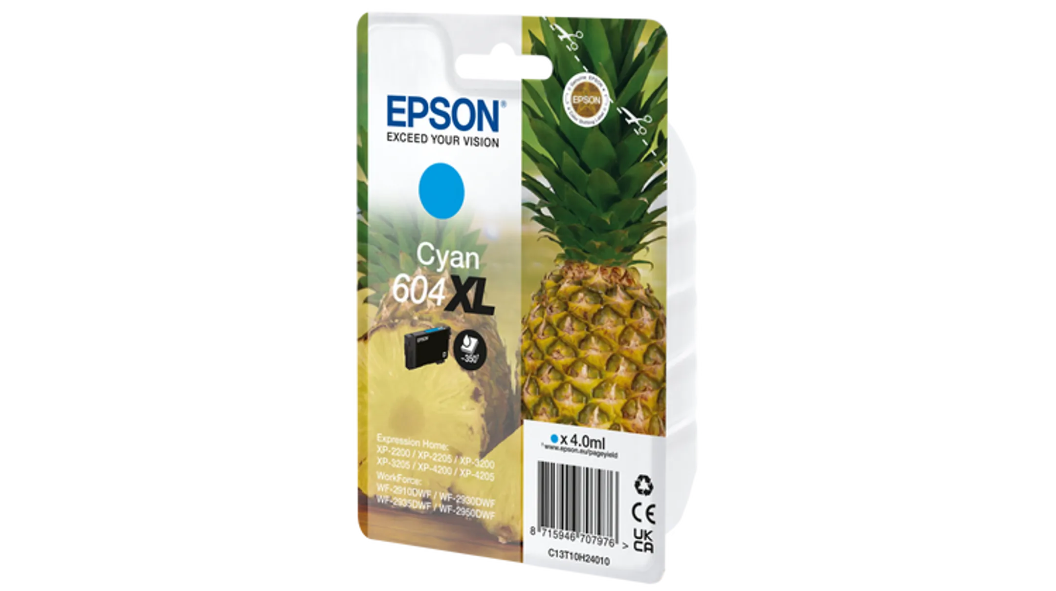 Epson Cartouche d'encre 604 XL - Cyan image