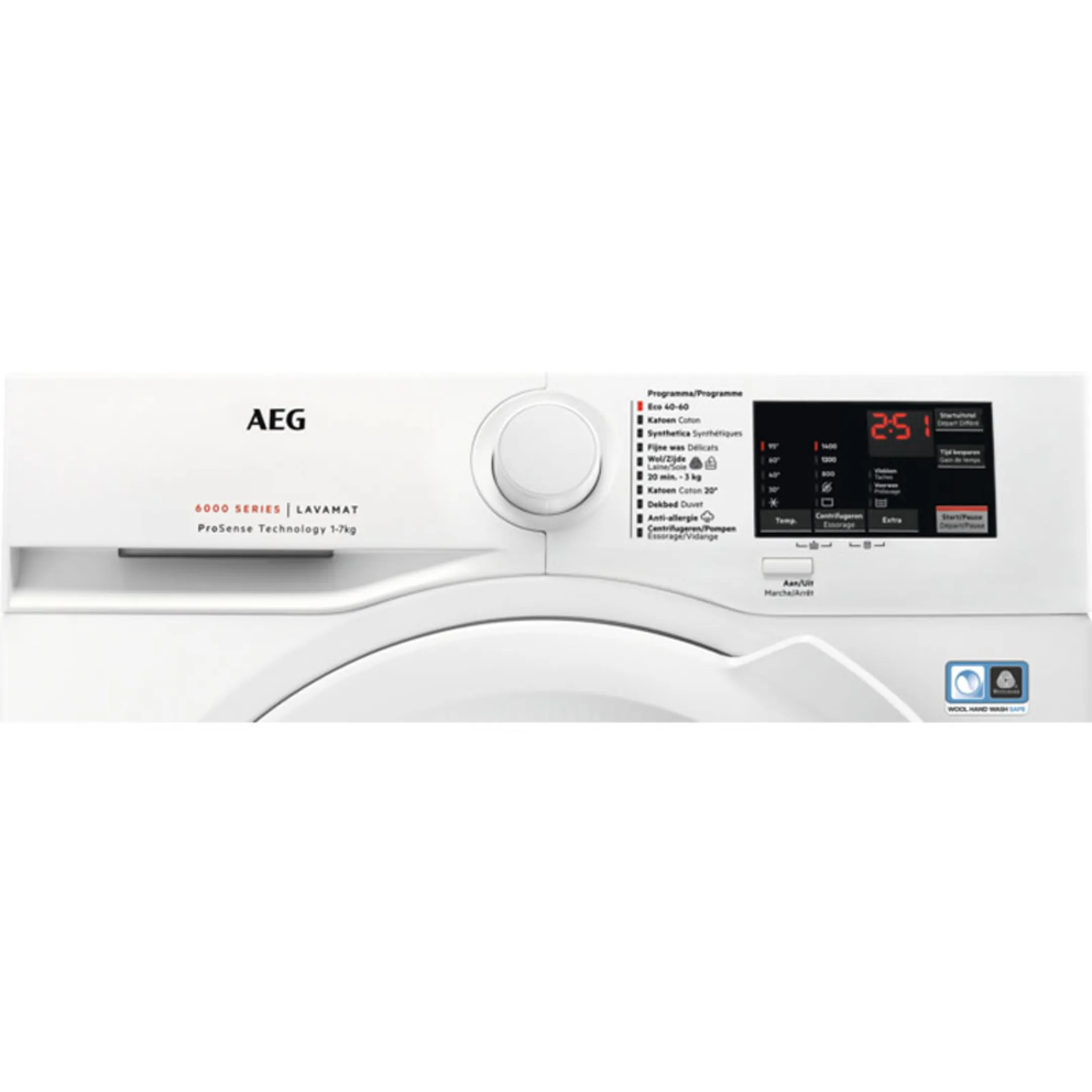 AEG Washing machine LF62R74KR ProSense image