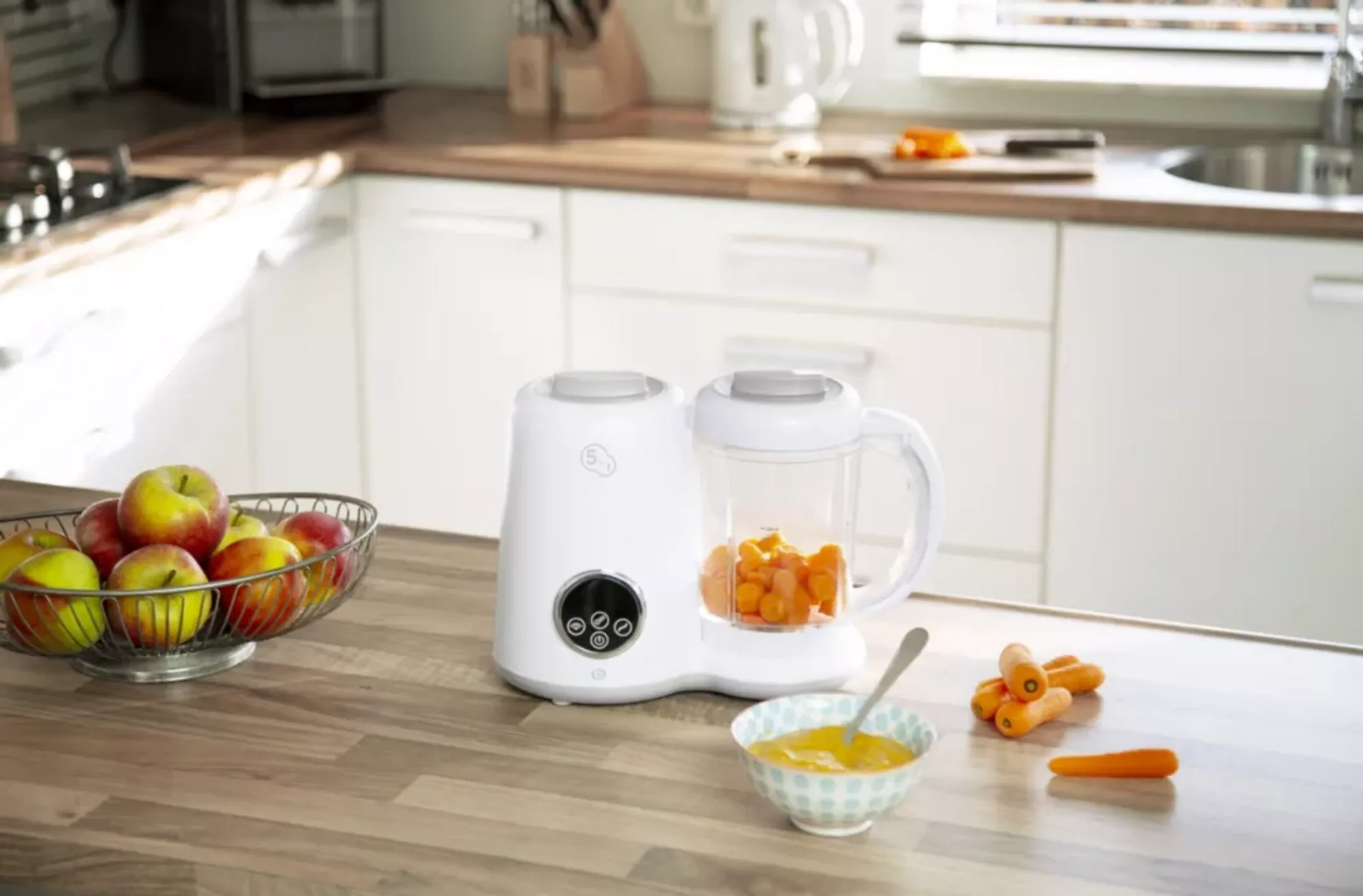 ESSENTIEL-B Mixeur Cuiseur Bébé b-cook - Blanc image