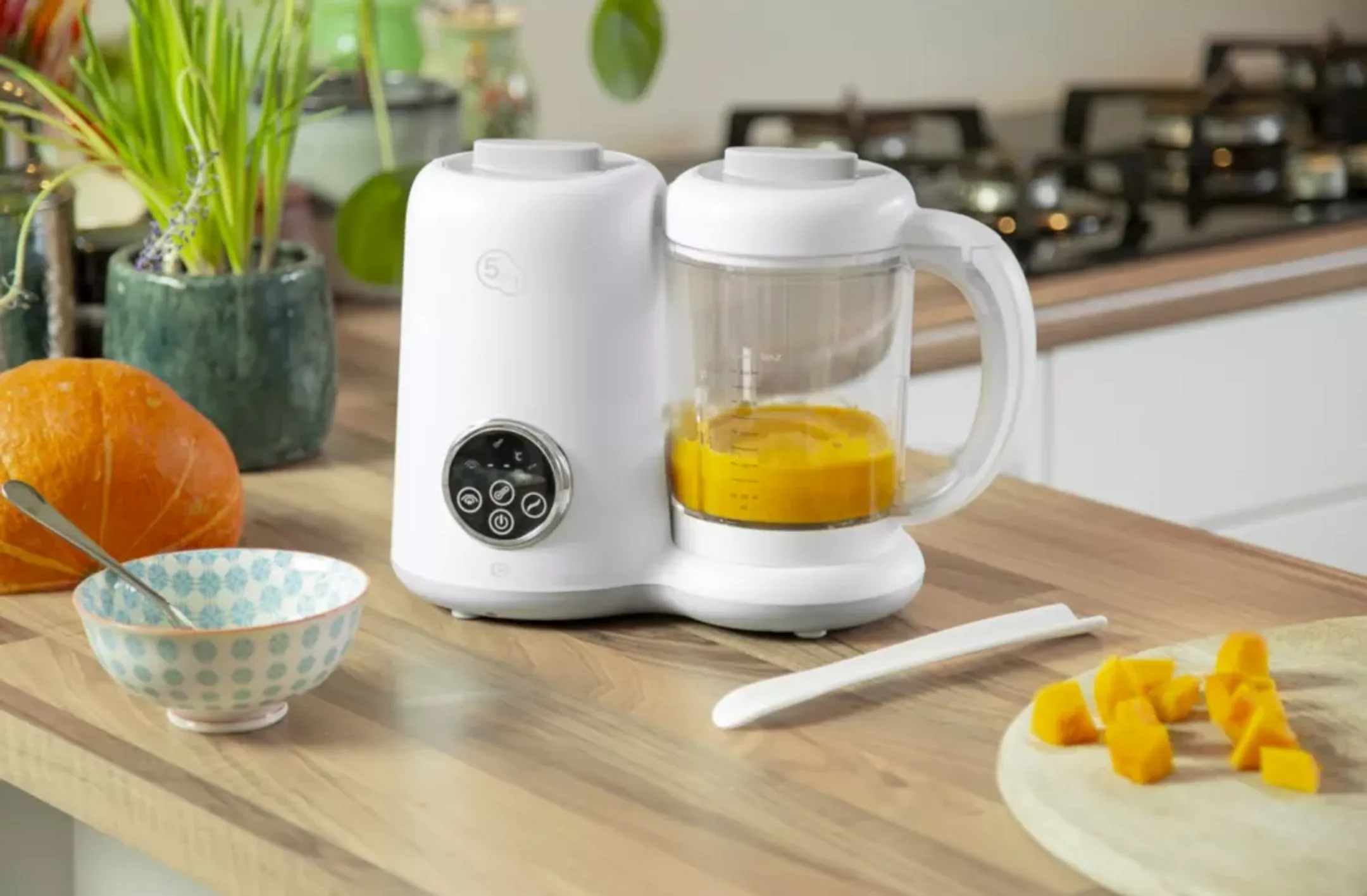 ESSENTIEL-B Mixeur Cuiseur Bébé b-cook - Blanc image