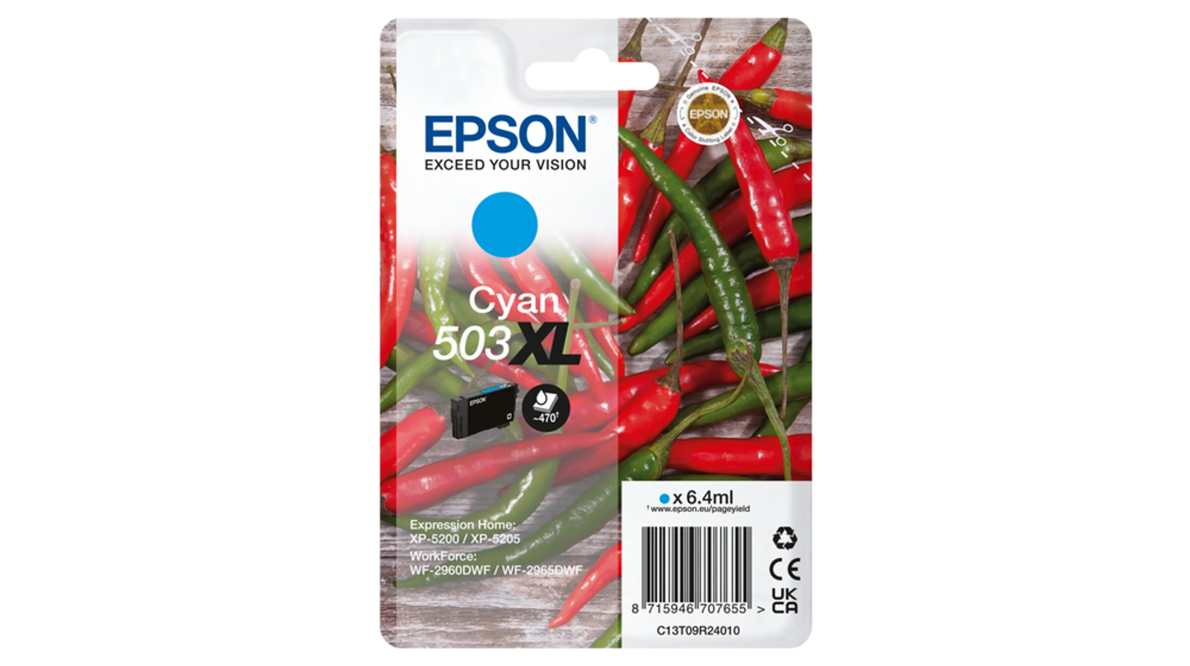 Cartouche d'encre 503 XL Cyan