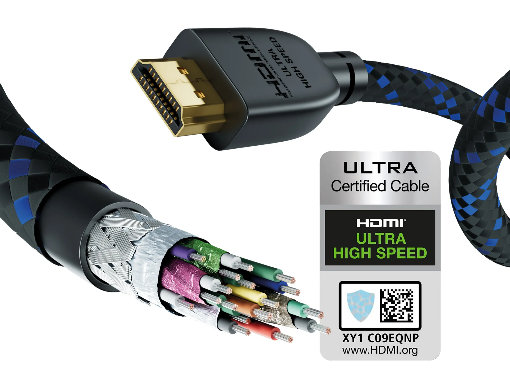 In-Akustik HDMI Cable Ultra haute vitesse avec Ethernet | HDMI 2.1 - 3m image