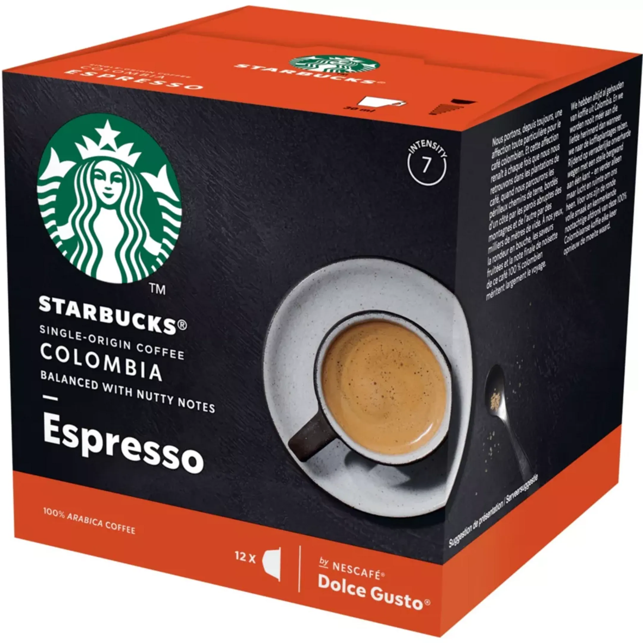 Nescafe Dolce G Dolce Gusto coffee capsules Starbucks Colombia image