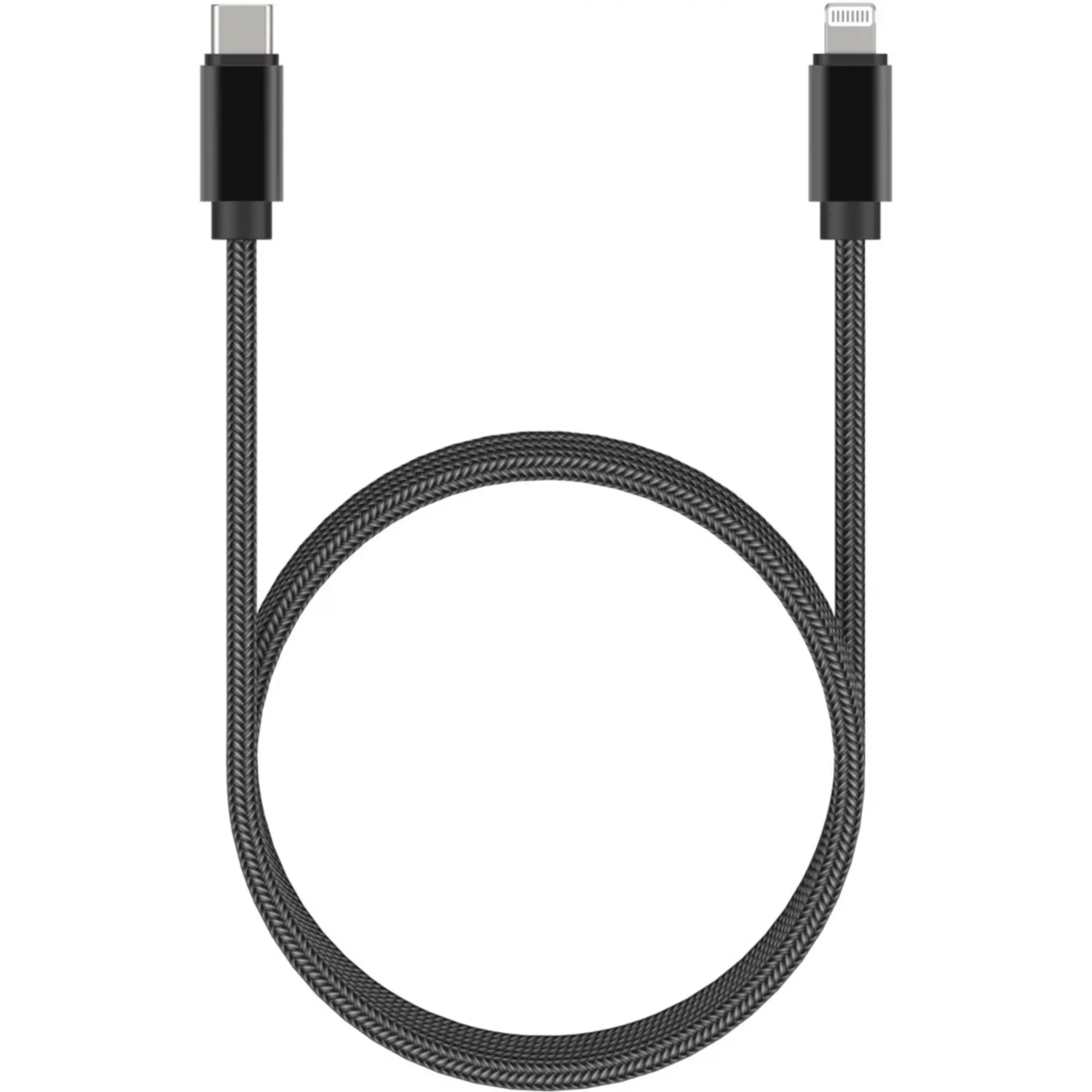 Adeqwat Câble Lightning vers USB-C - 2 m - Noir image
