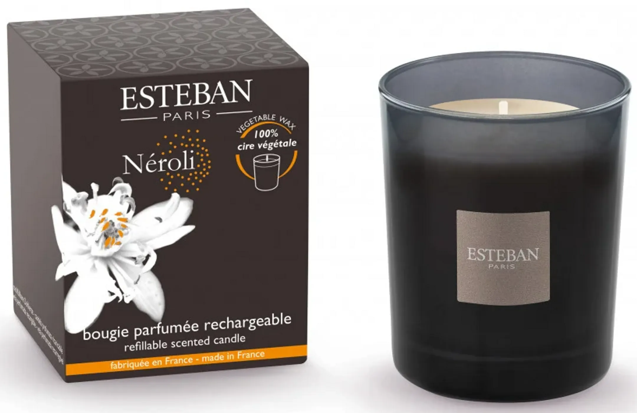 Nachfüllbare Initialduftkerze 180g - Neroli