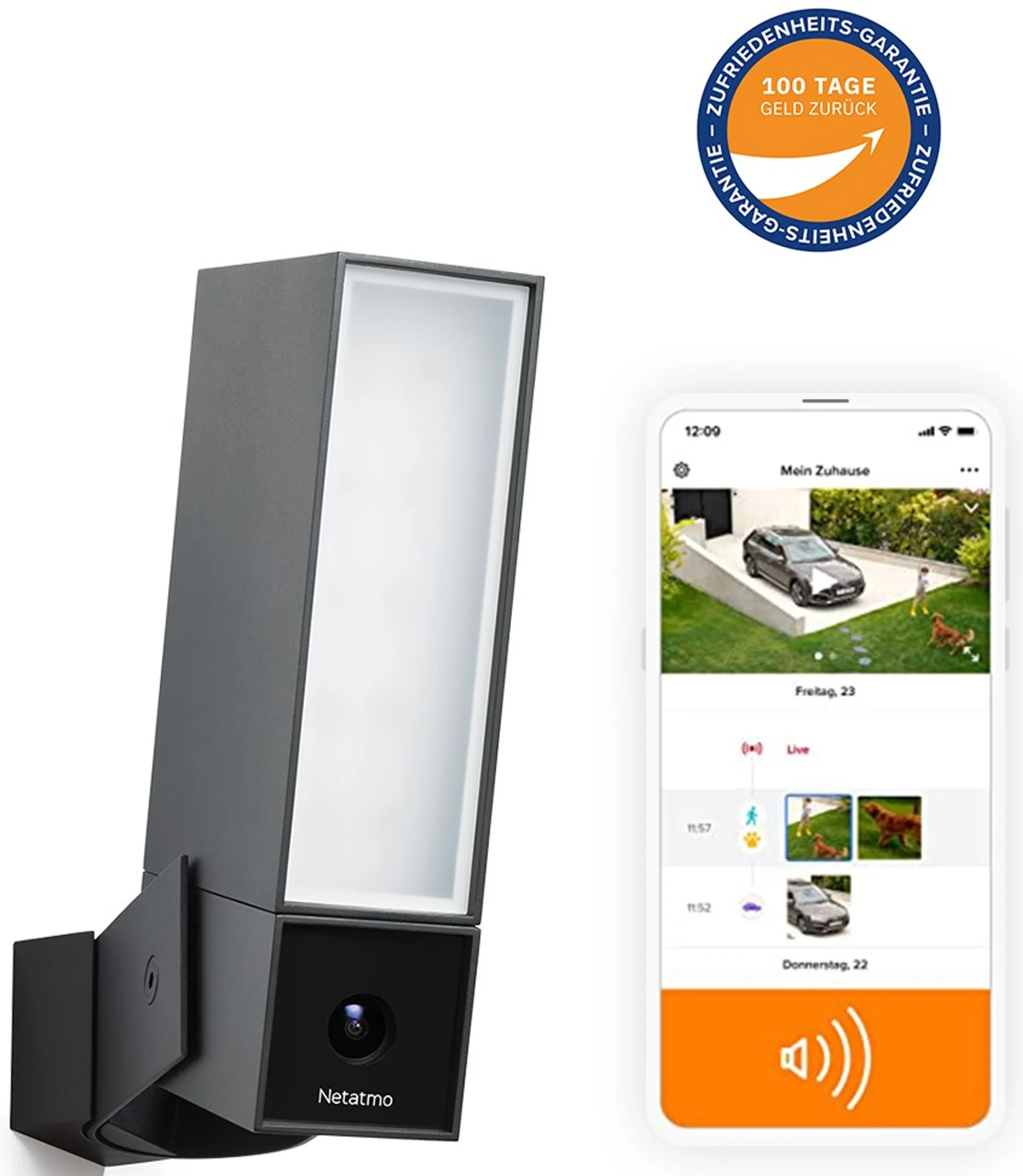Netatmo Smarte Außenkamera mit Alarmsirene image