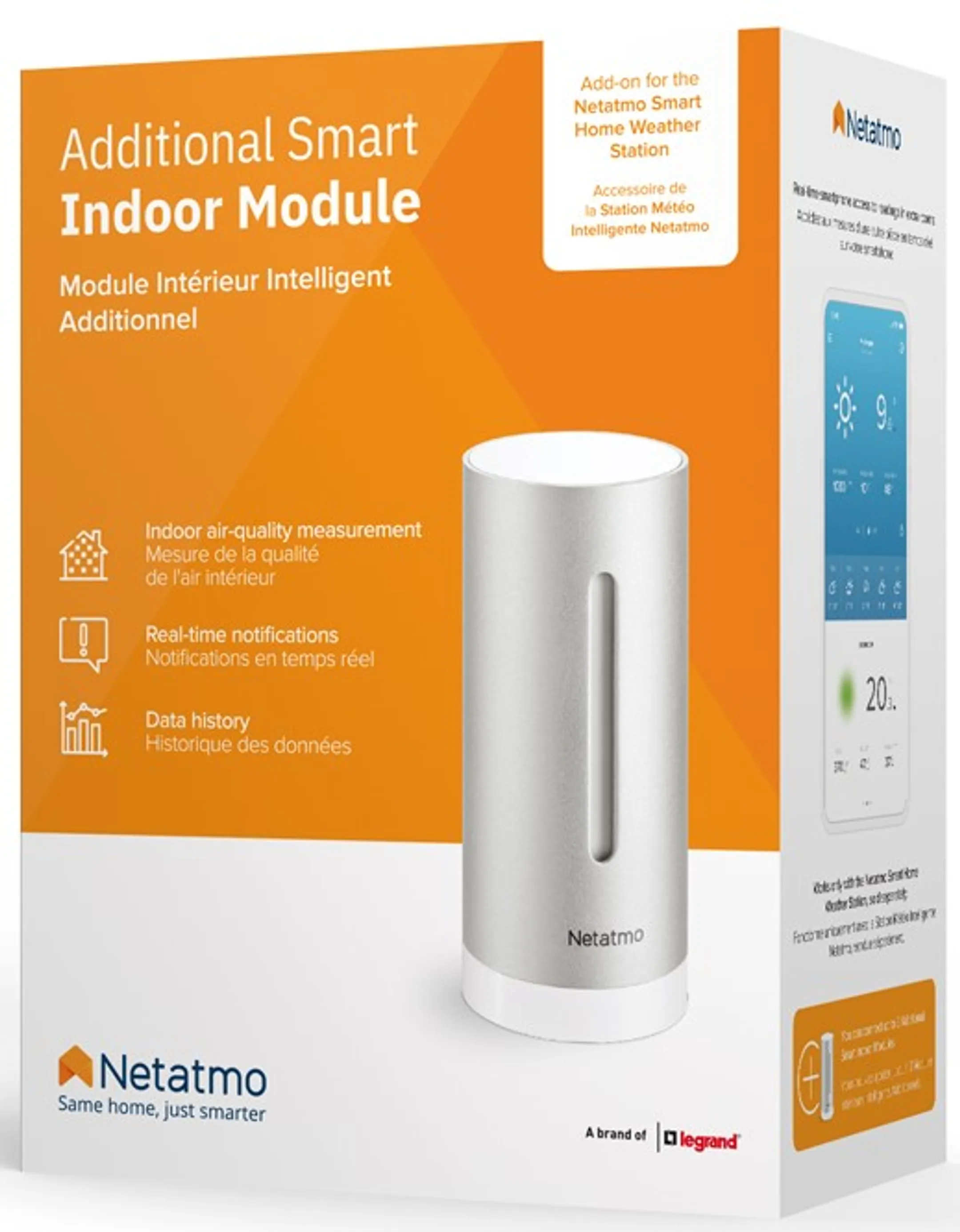 Netatmo Zusätzliches Smartes Innenmodul für Smarte Wetterstation image