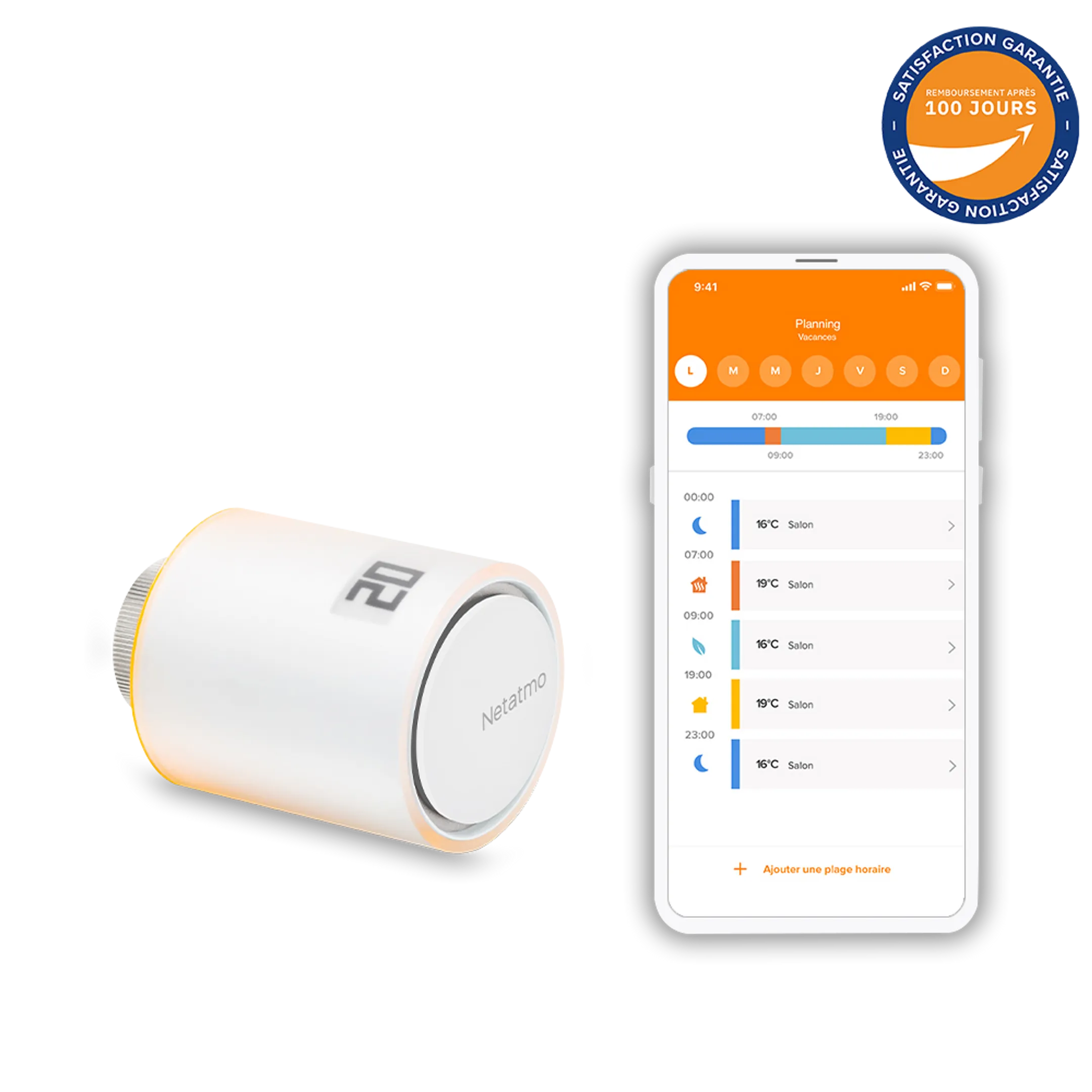 Netatmo Tête Thermostatique Intelligente Additionnelle image