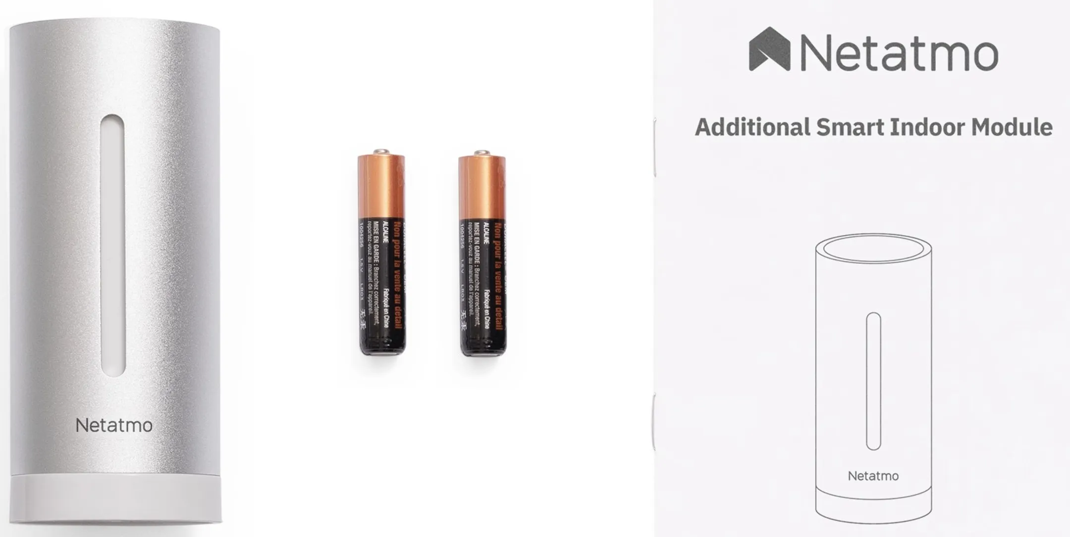 Netatmo Station Météo Intelligente + Module Intérieur Additionnel pour Station Météo Intelligente image