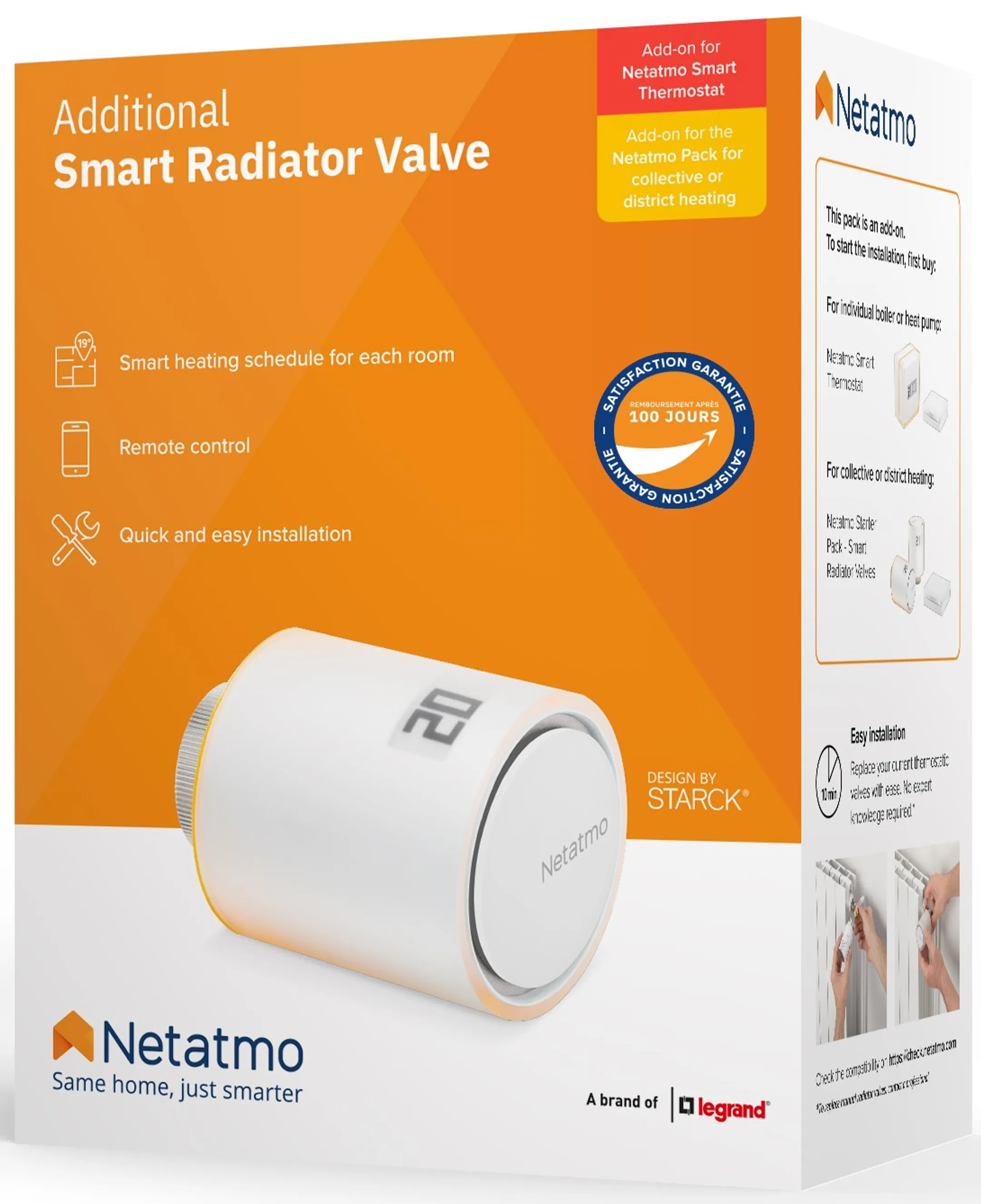 Netatmo Zusätzliches Smartes Heizkörperthermostat image