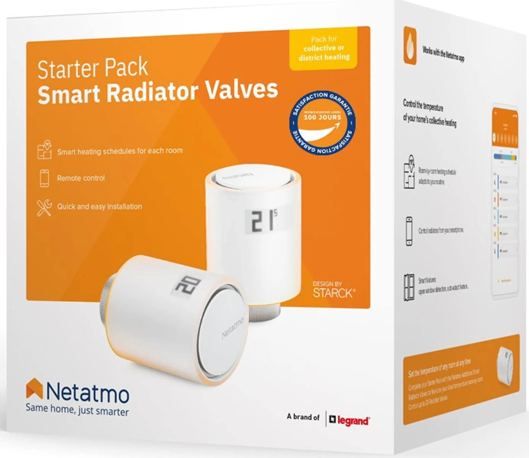Netatmo Smarte Heizkörperthermostate Starterpaket	 image