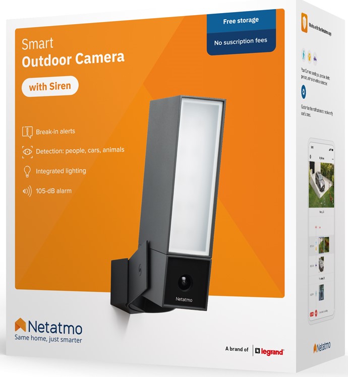Netatmo Outdoor Intelligent camera with Siren HIFI international