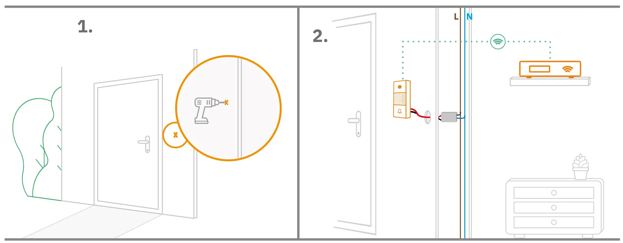 Netatmo Einbauadapter für die Videotürklingel von Netatmo image