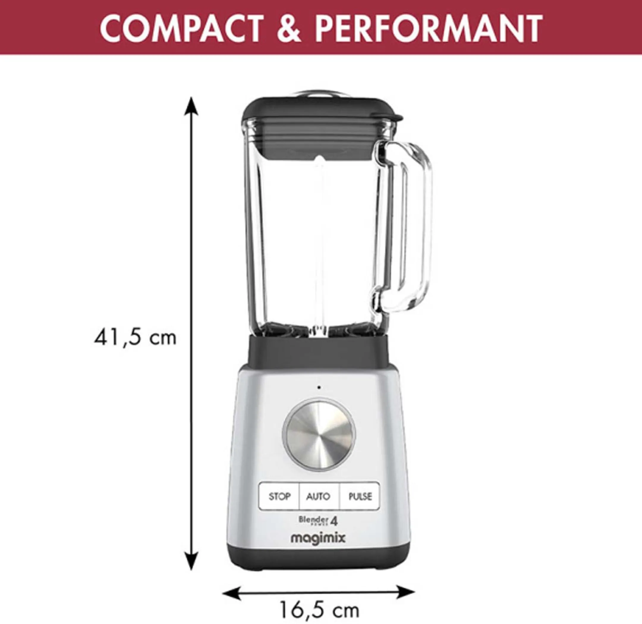 Magimix Blender Power 4 - Rouge - 1169NL image