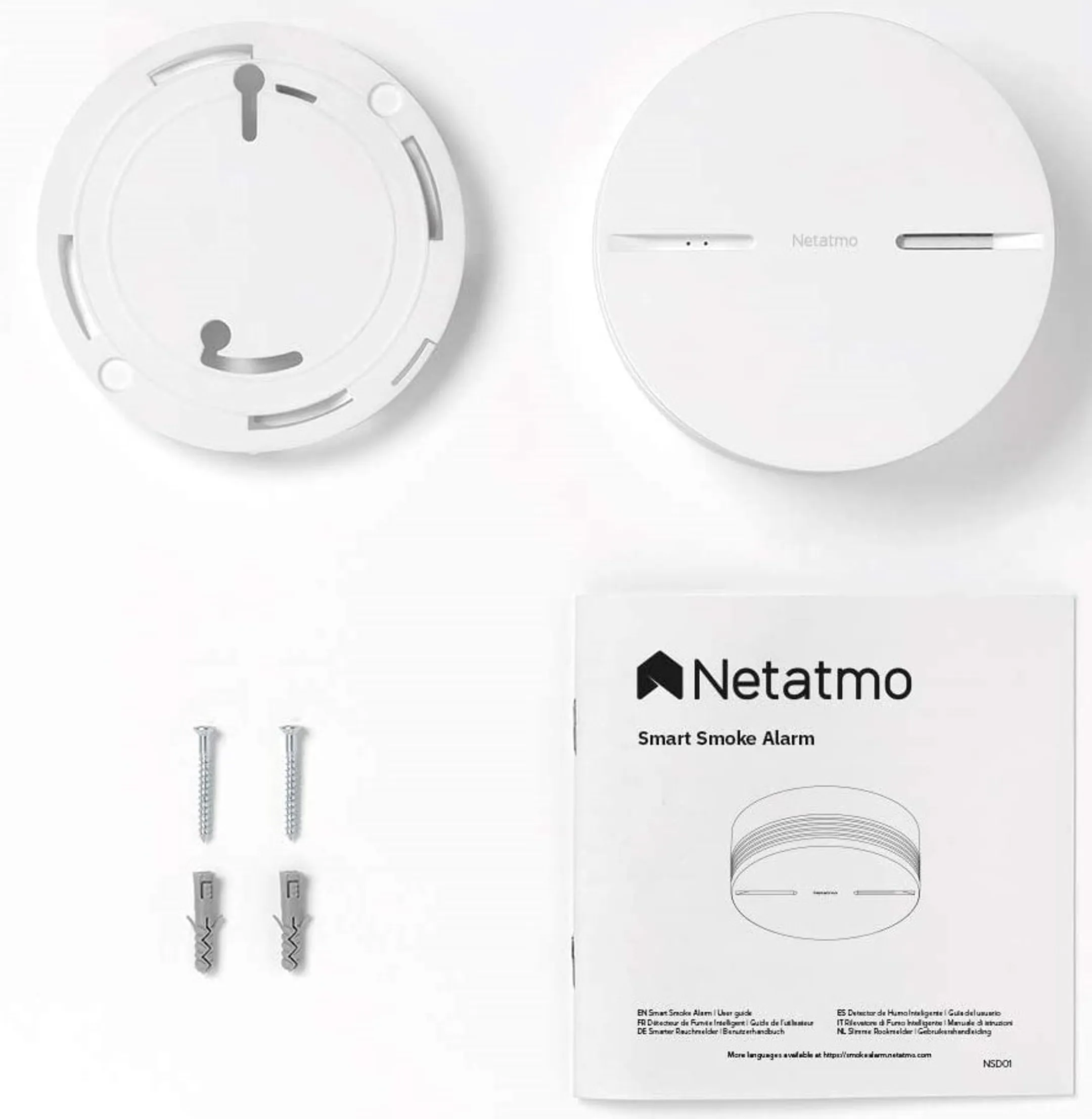 Netatmo 3 Smart Smoke Detectors Kit image