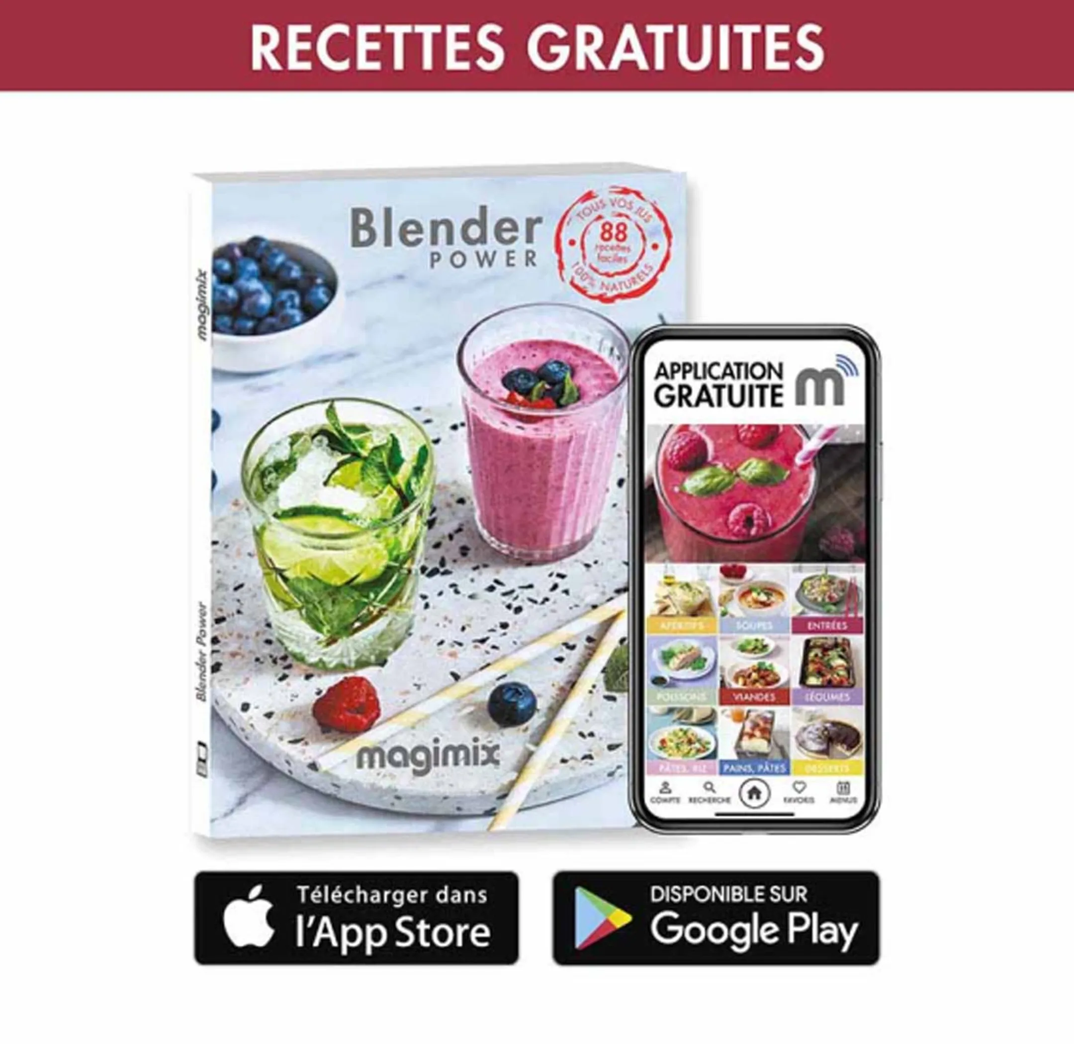 Magimix Blender Power 4 - Rouge - 1169NL image