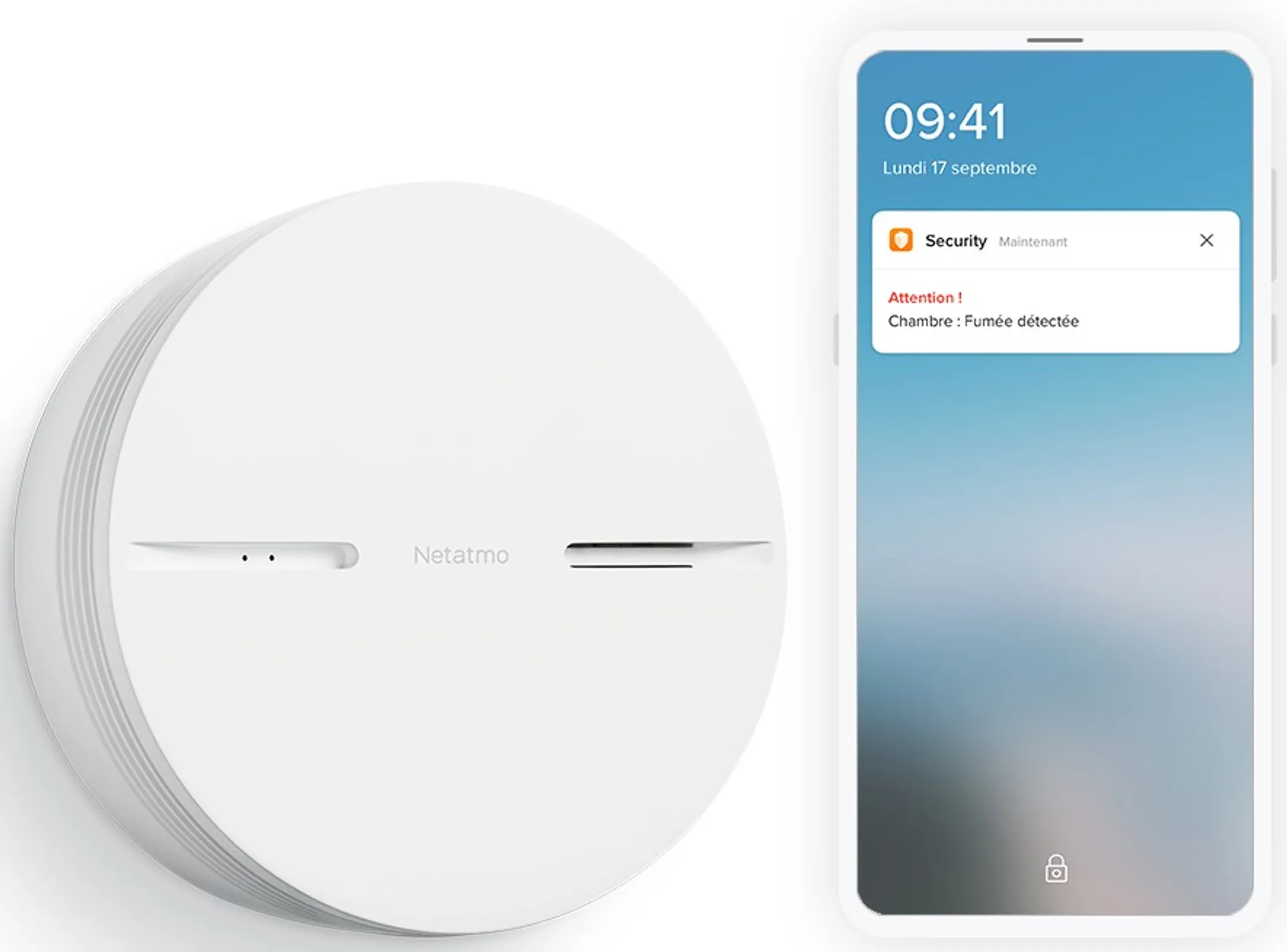 Netatmo Kit 3 Détecteurs de fumée Intelligents image