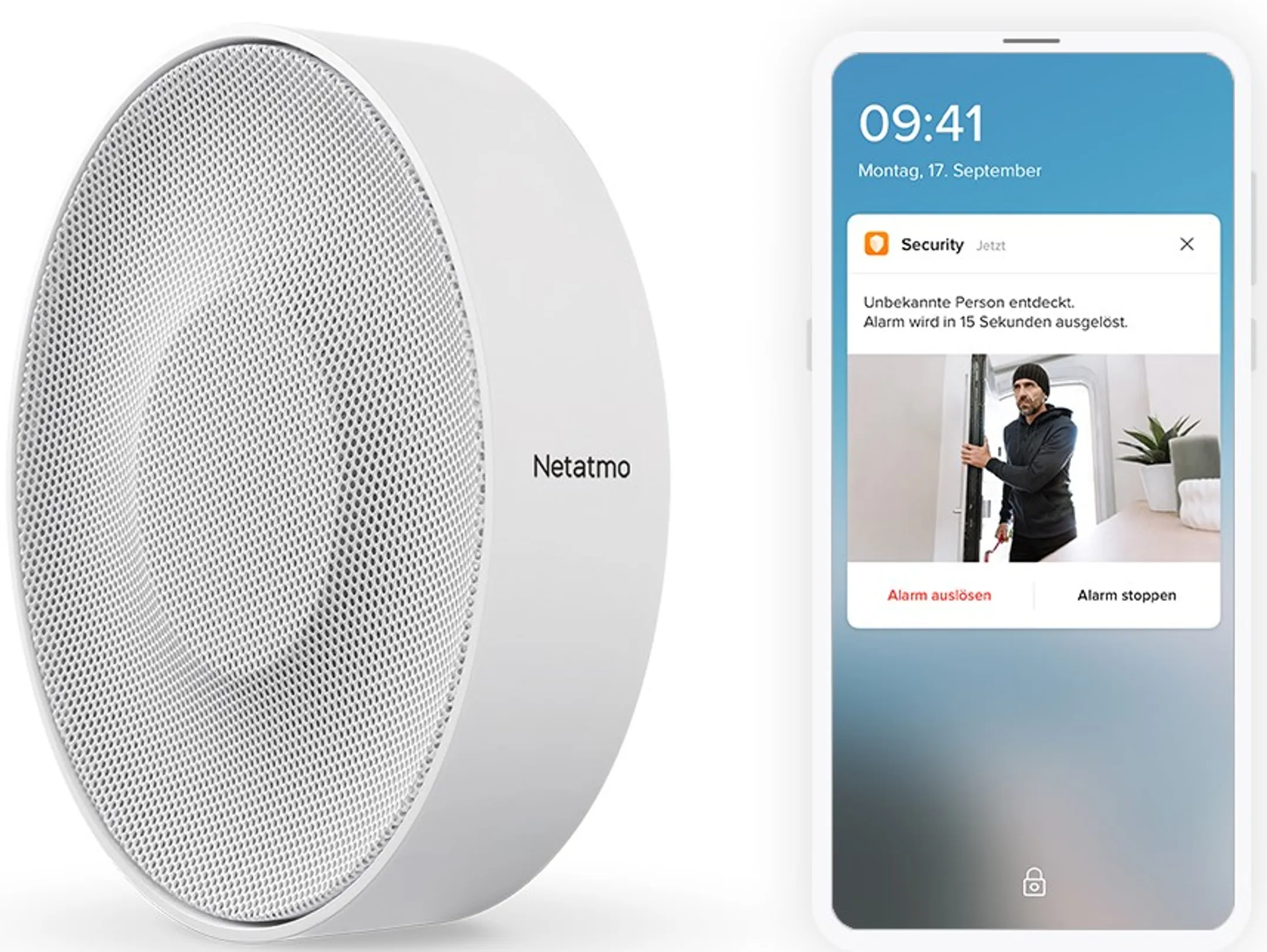 Netatmo Smarte Innen-Alarmsirene image
