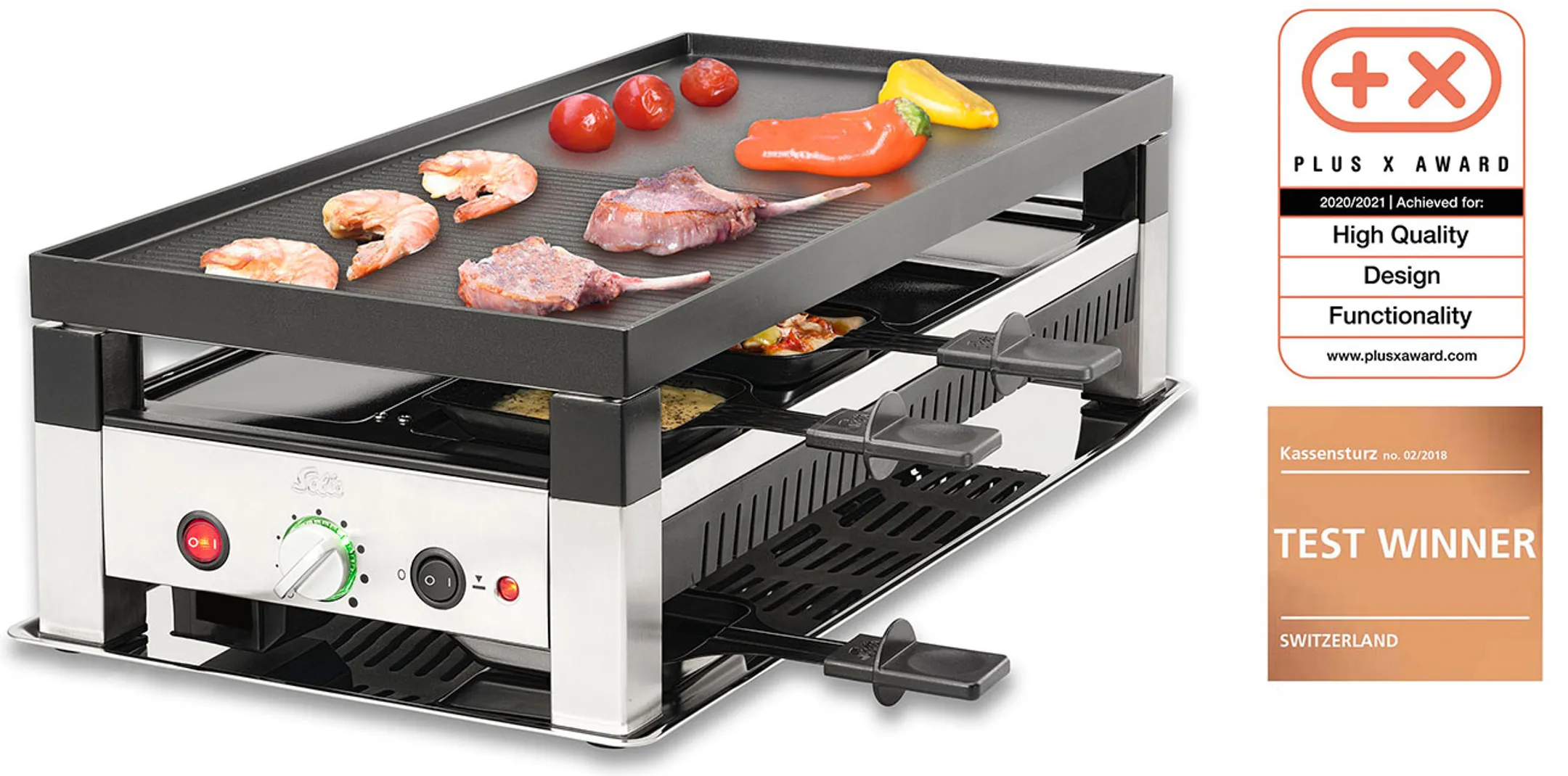 Solis Raclette Table Grill 5-in-1 Type 791 image