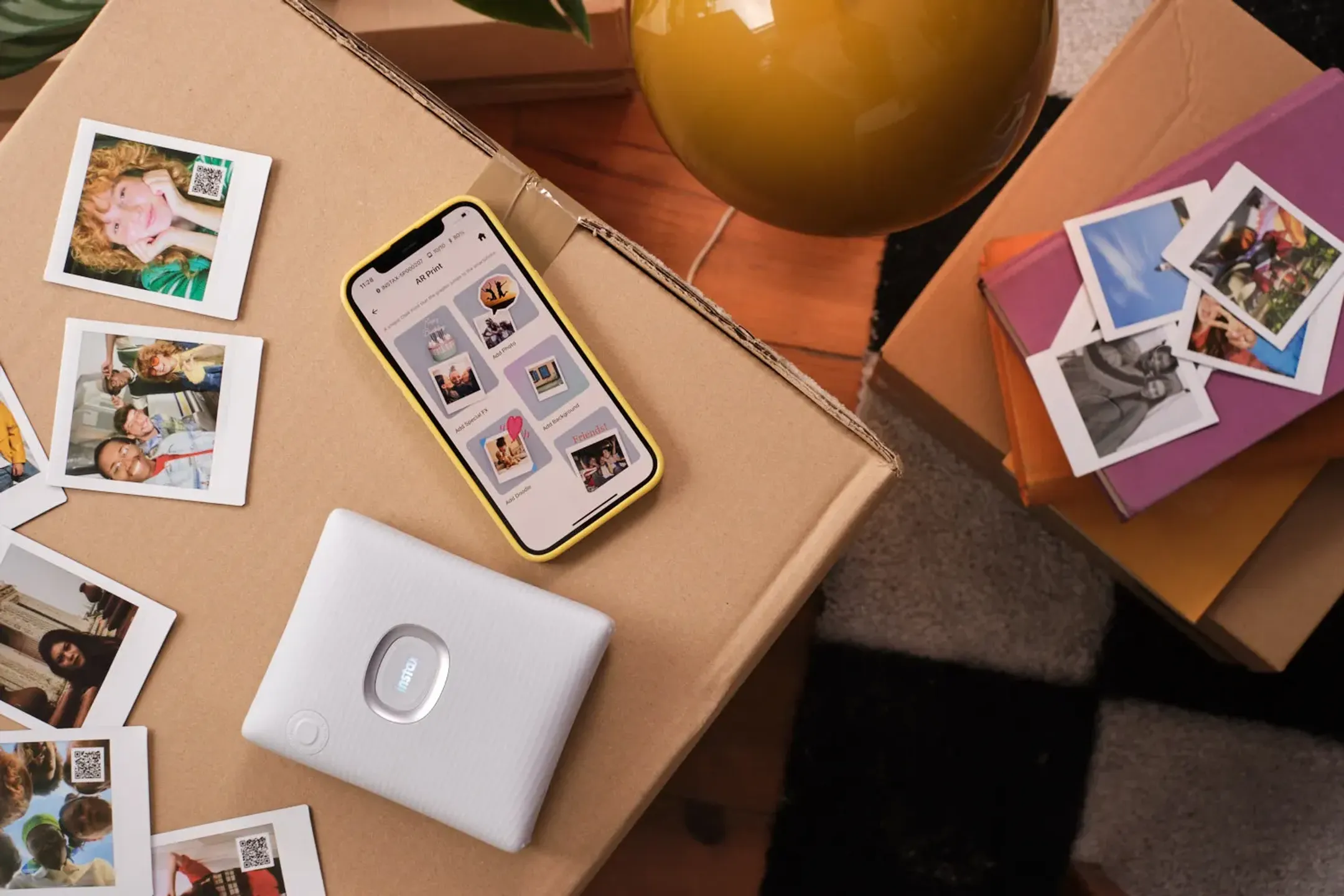 Fujifilm Tragbarer Fotodrucker Instax Square Link - Blanc image