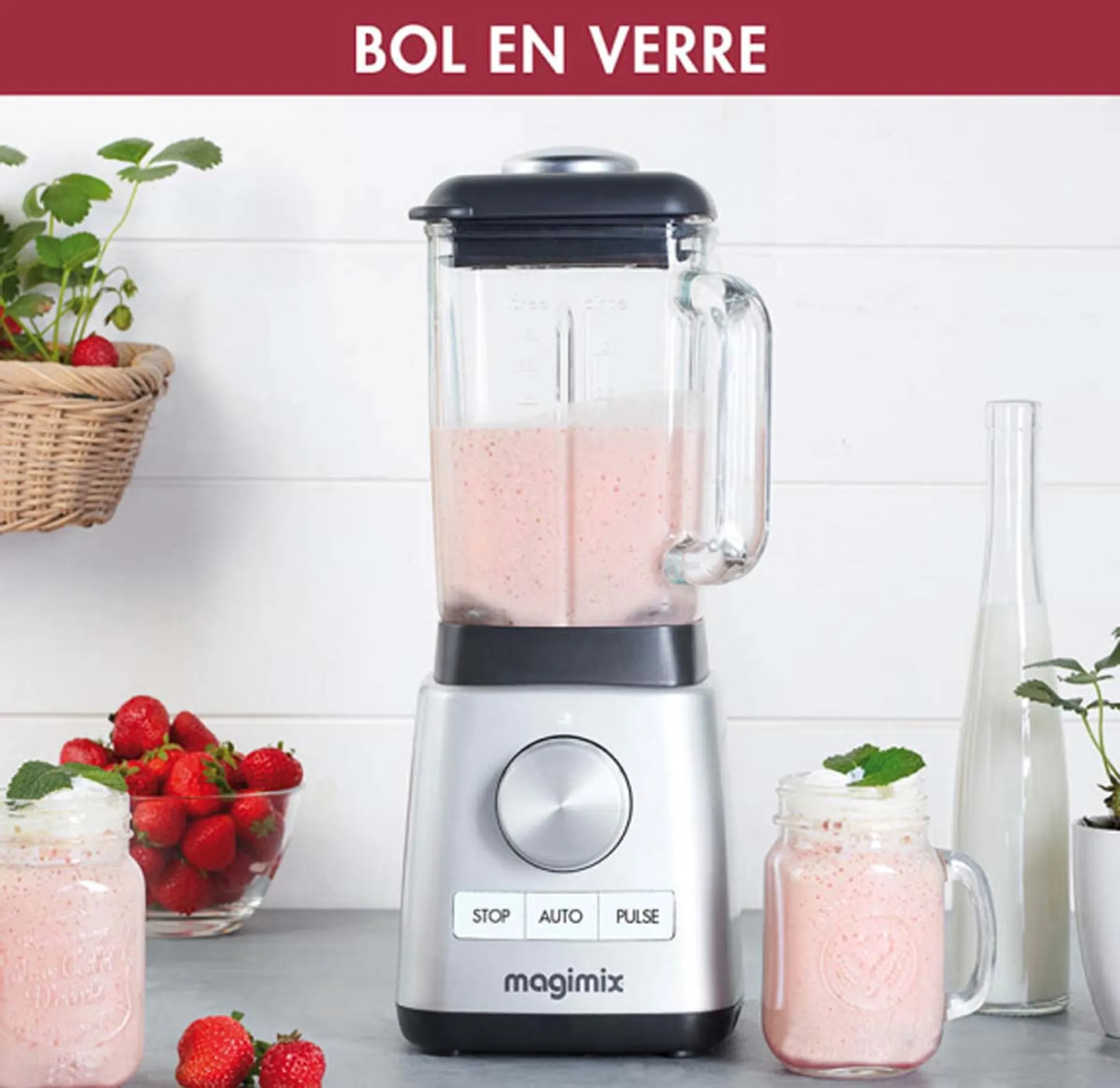 Magimix Blender Power 4 - Rouge - 1169NL image