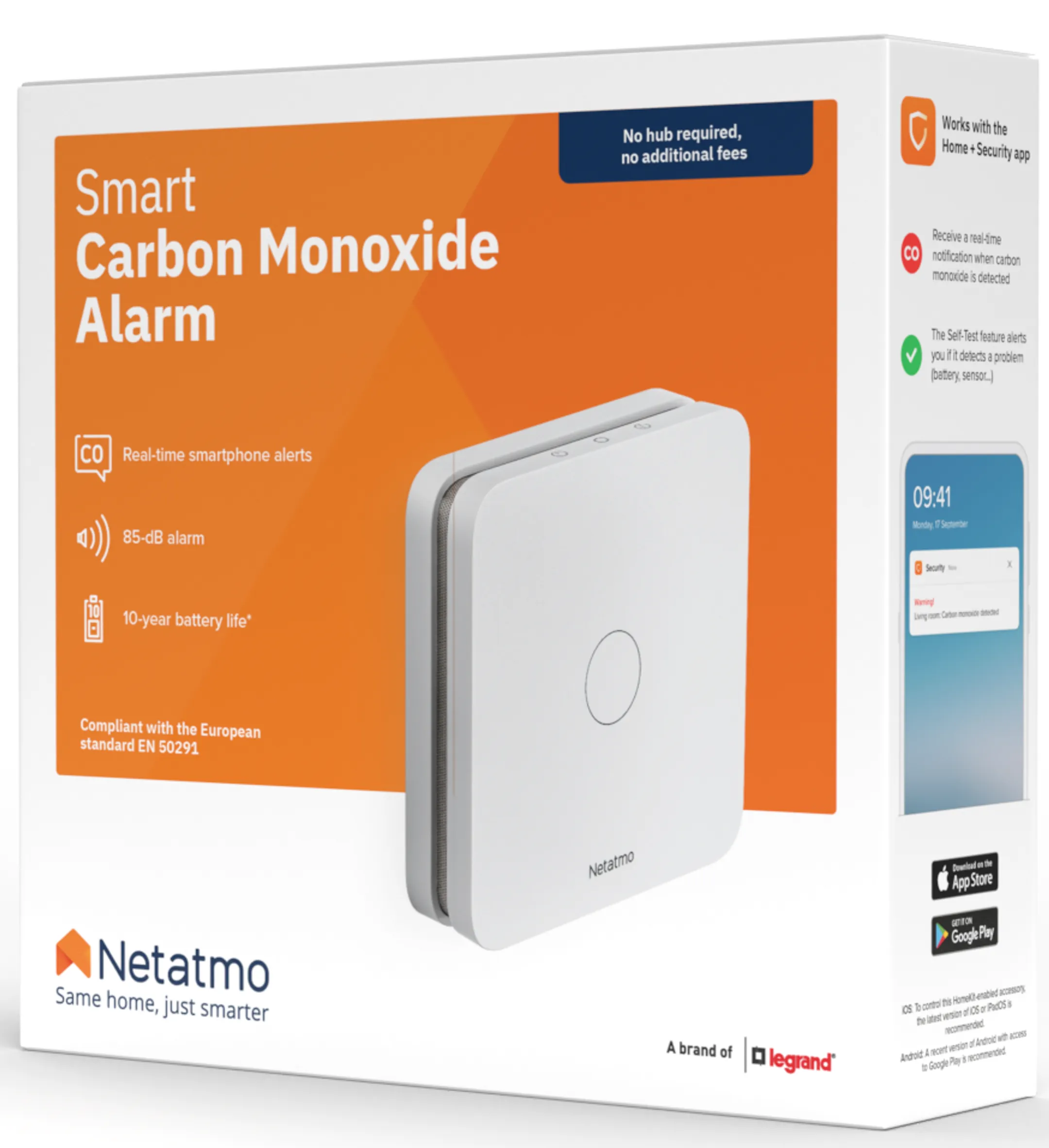 Netatmo Smarter Kohlenmonoxidmelder image
