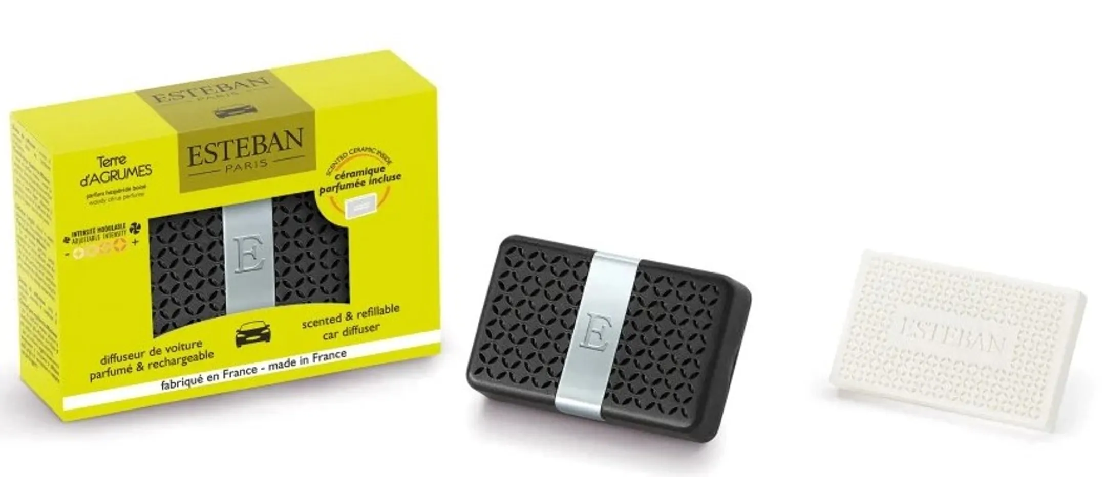 Scented car diffuser Terre d'agrumes