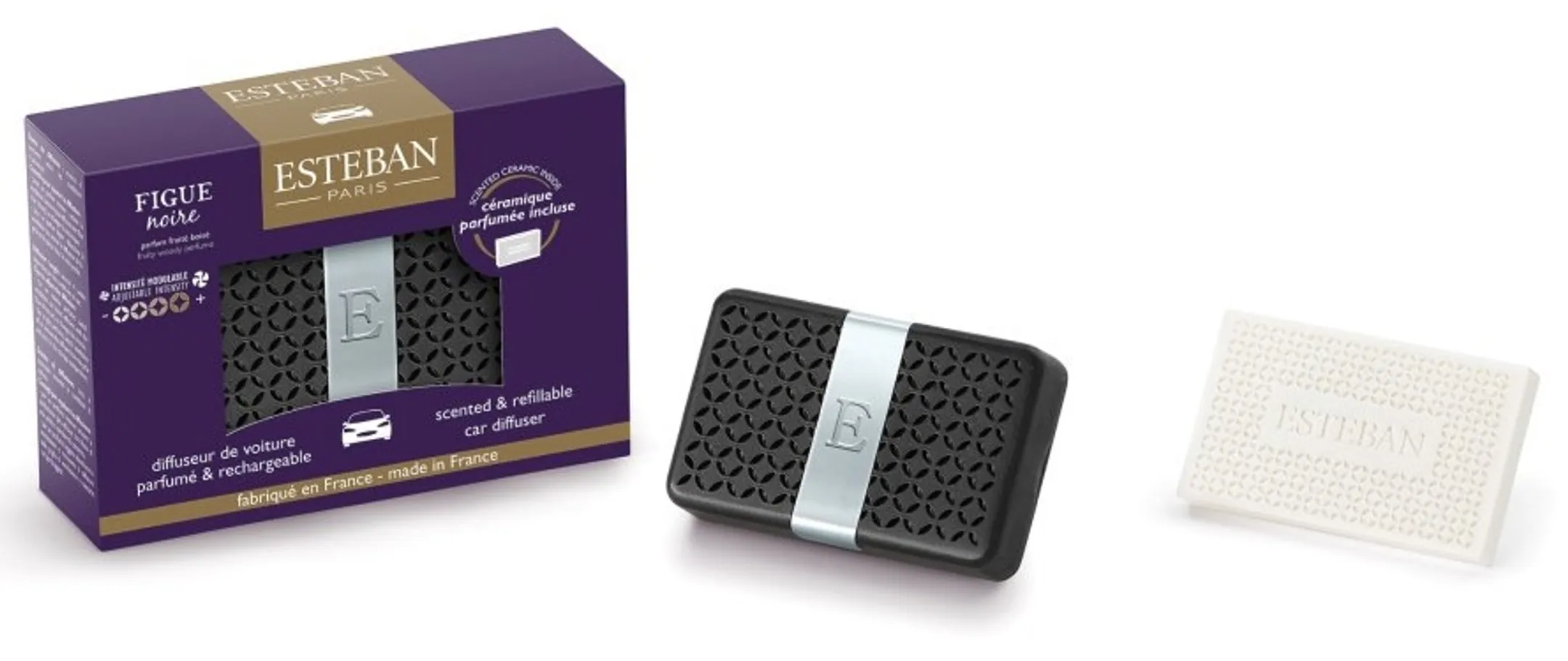 Diffuseur de voiture rechargeable Figue noire