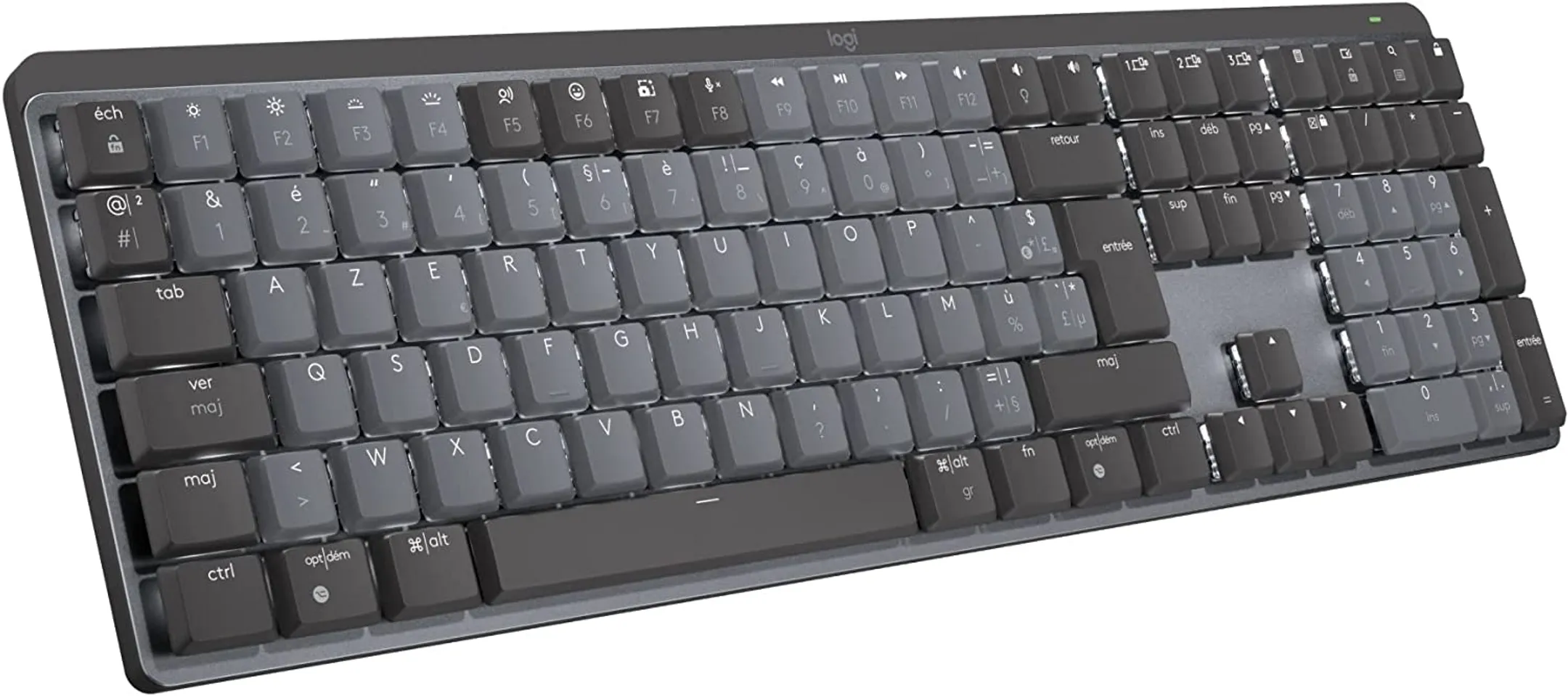 Bundle product Clavier sans fil MX Mechanical - Tactile Quiet - AZERTY (FR) - Graphite
