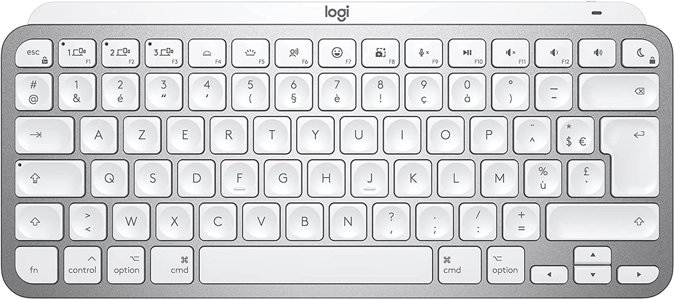 Clavier sans Fil MX Keys Mini for Mac - AZERTY (FR) - Pale Grey