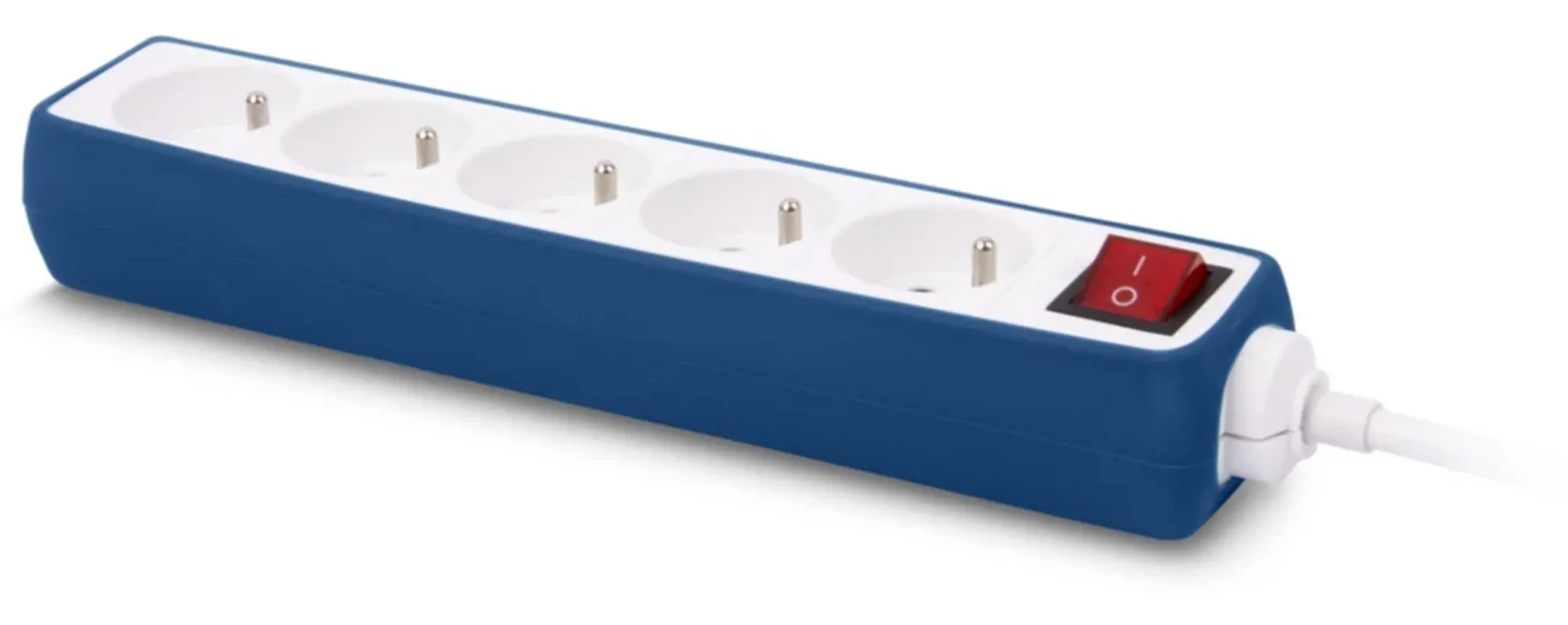 Multiprise Silicone Bleu 5 Prises - 16A