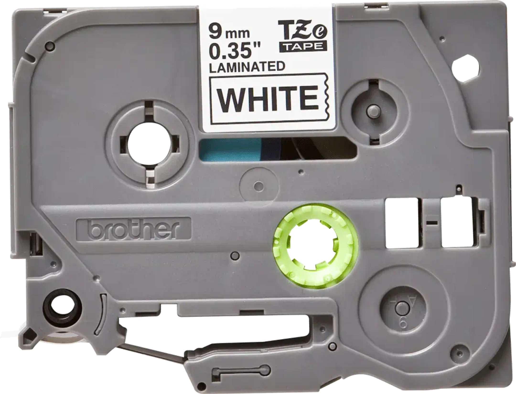 Ruban pour étiqueteuse 9mm TZe-221 - Noir sur blanc