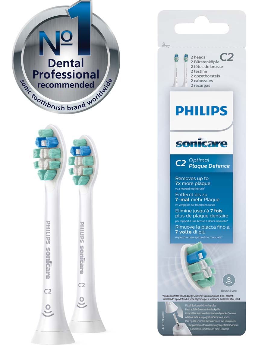 Philips brush head Sonicare HX9022/10 Optimal Plaque Defence C2