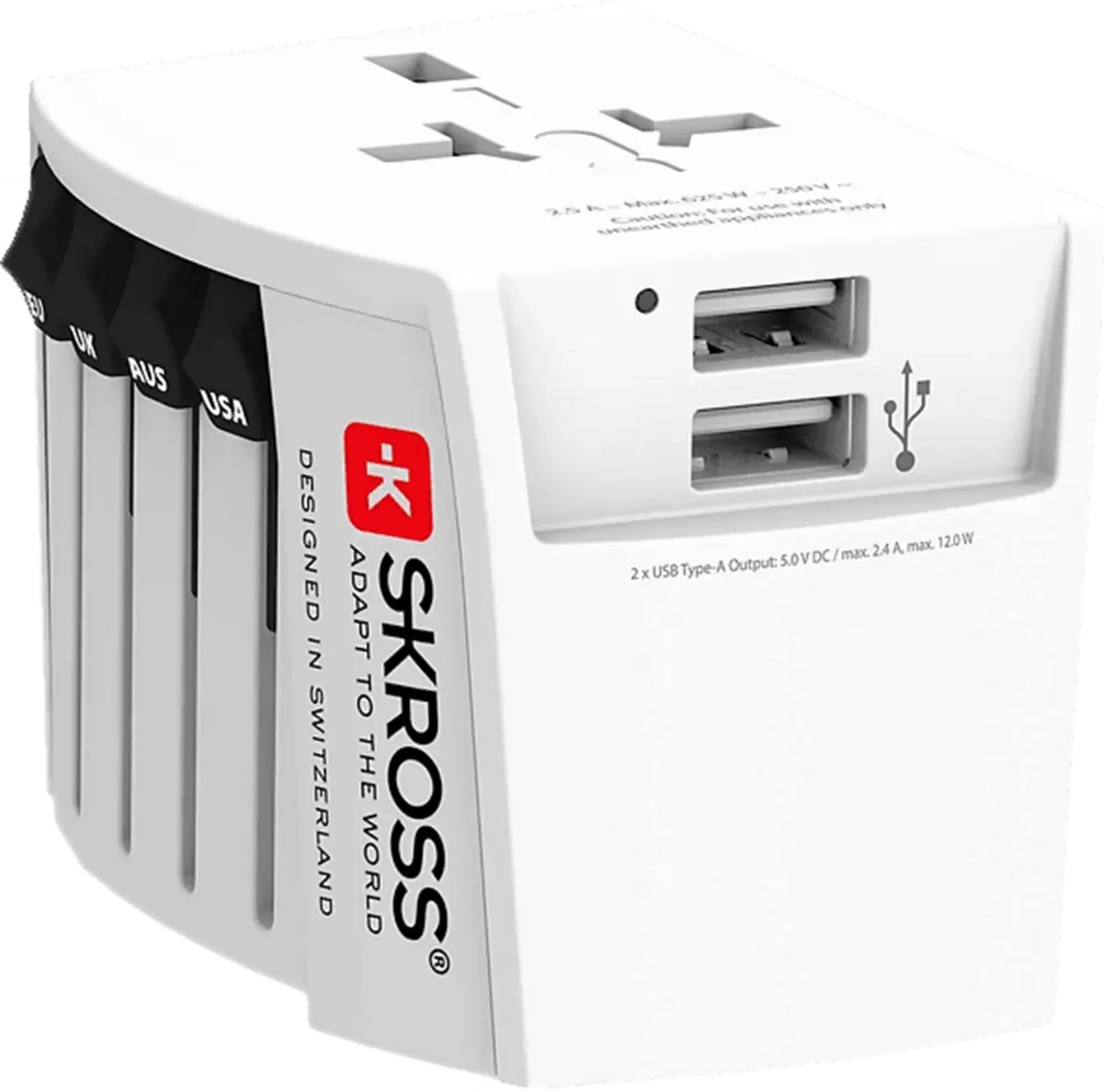 Adaptateur de voyage MUV USB - 2 x USB-A