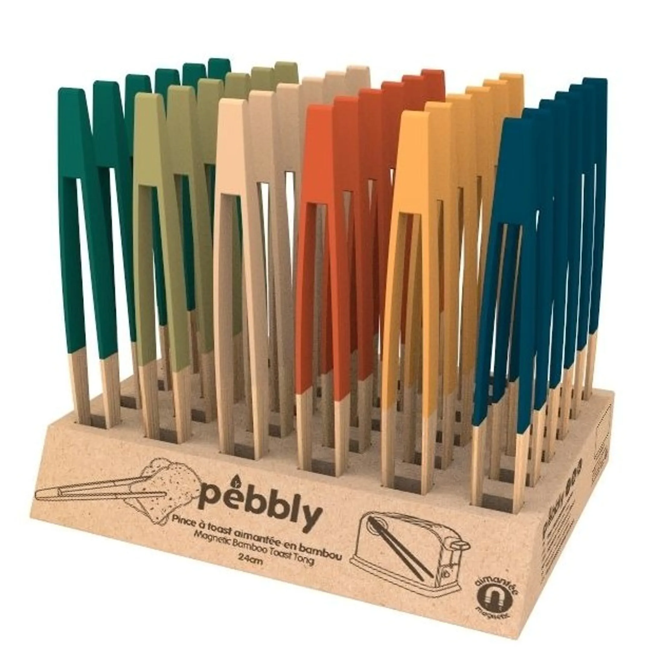 PEBBLY Pince à toast aimantée image