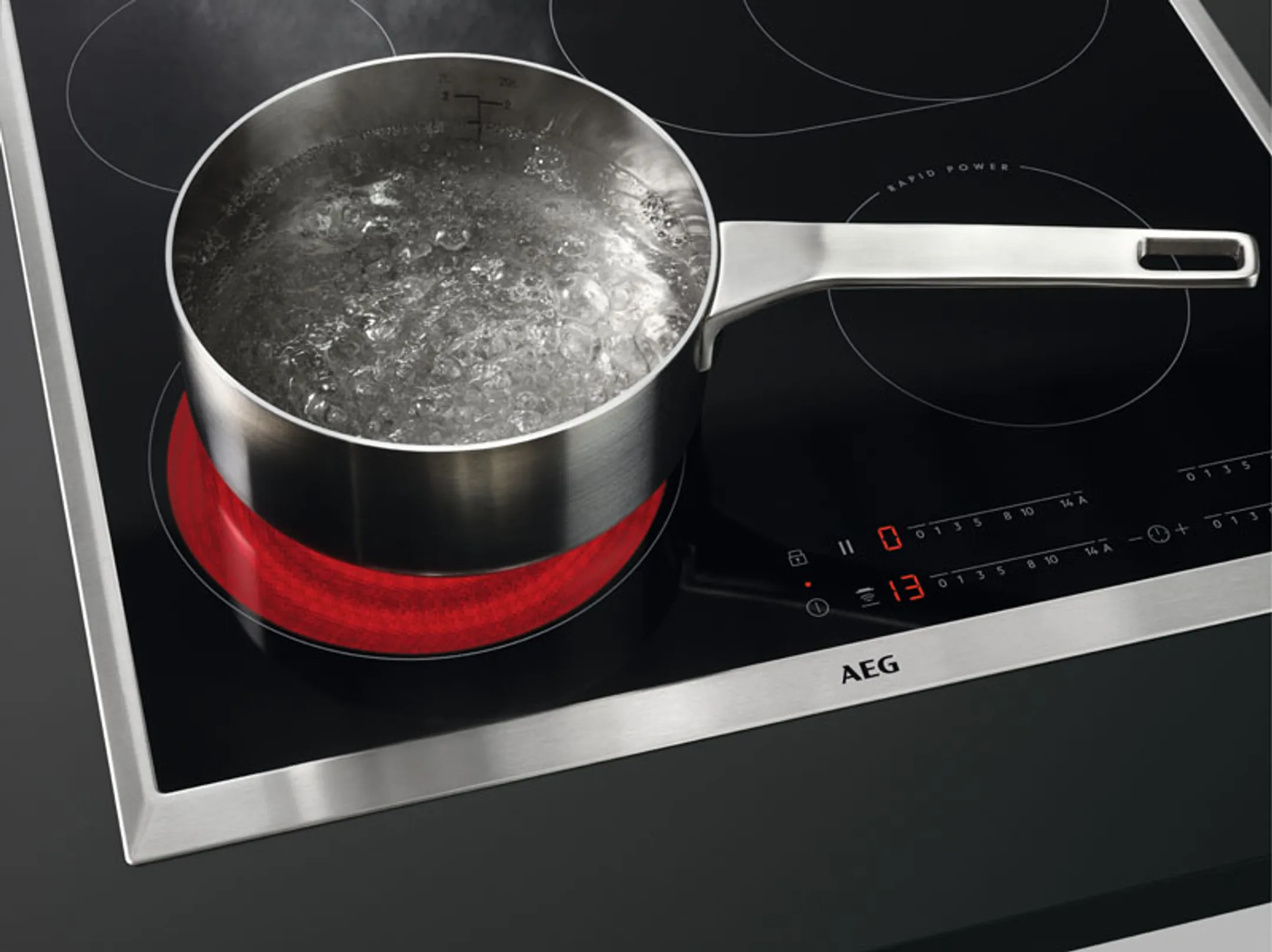 AEG Taque vitrocéramique HK654850XB Hob2Hood image