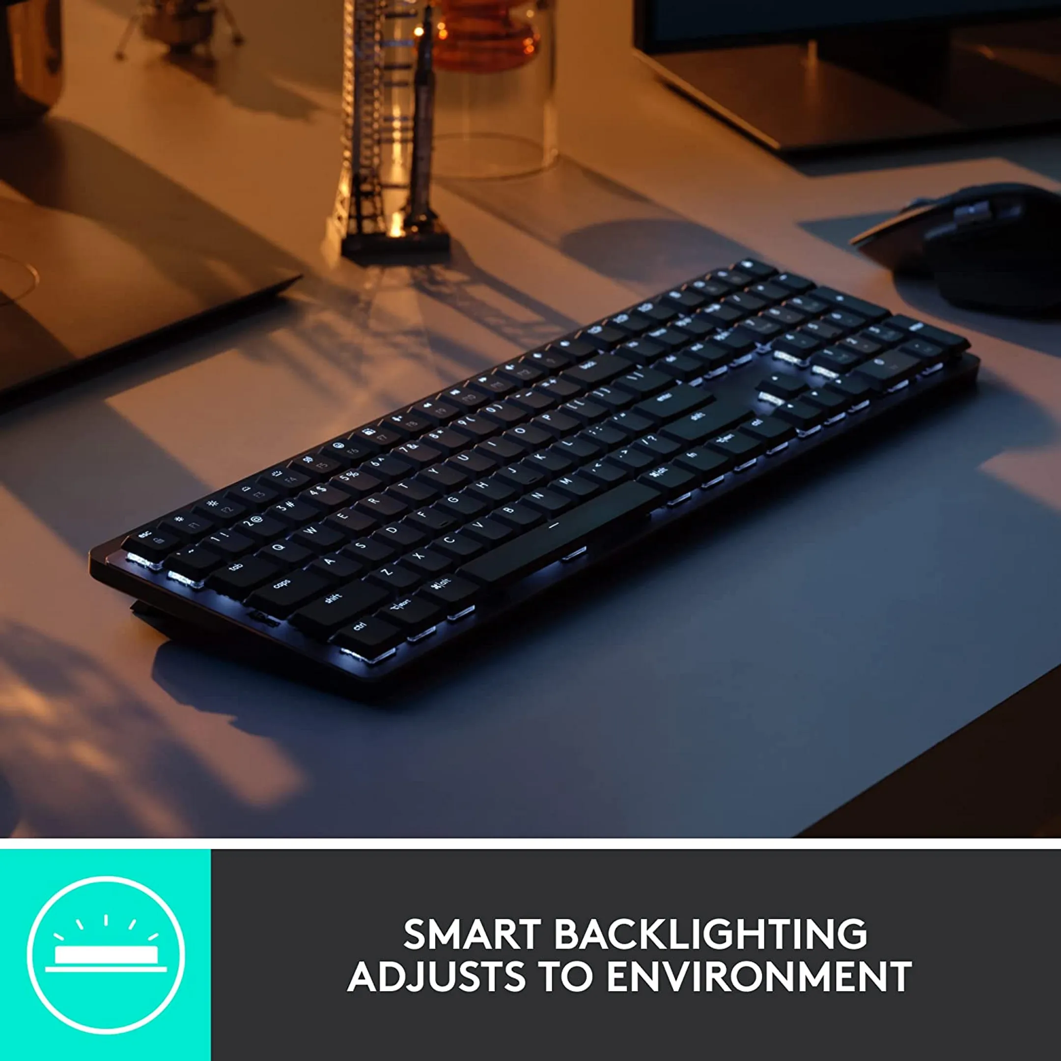 Logitech Wireless keyboard MX Mechanical - Tactile Quiet - QWERTZ (SF) - Graphite image