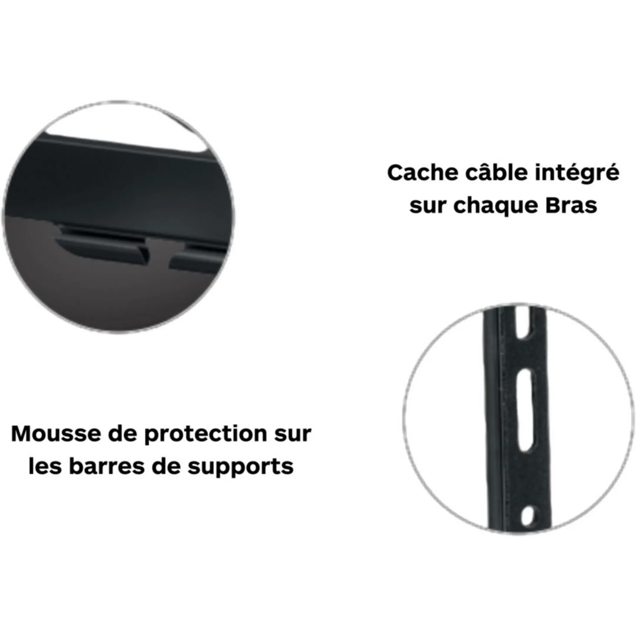 Adeqwat Support mural TV Mouv TV - 32 à 85 pouces image