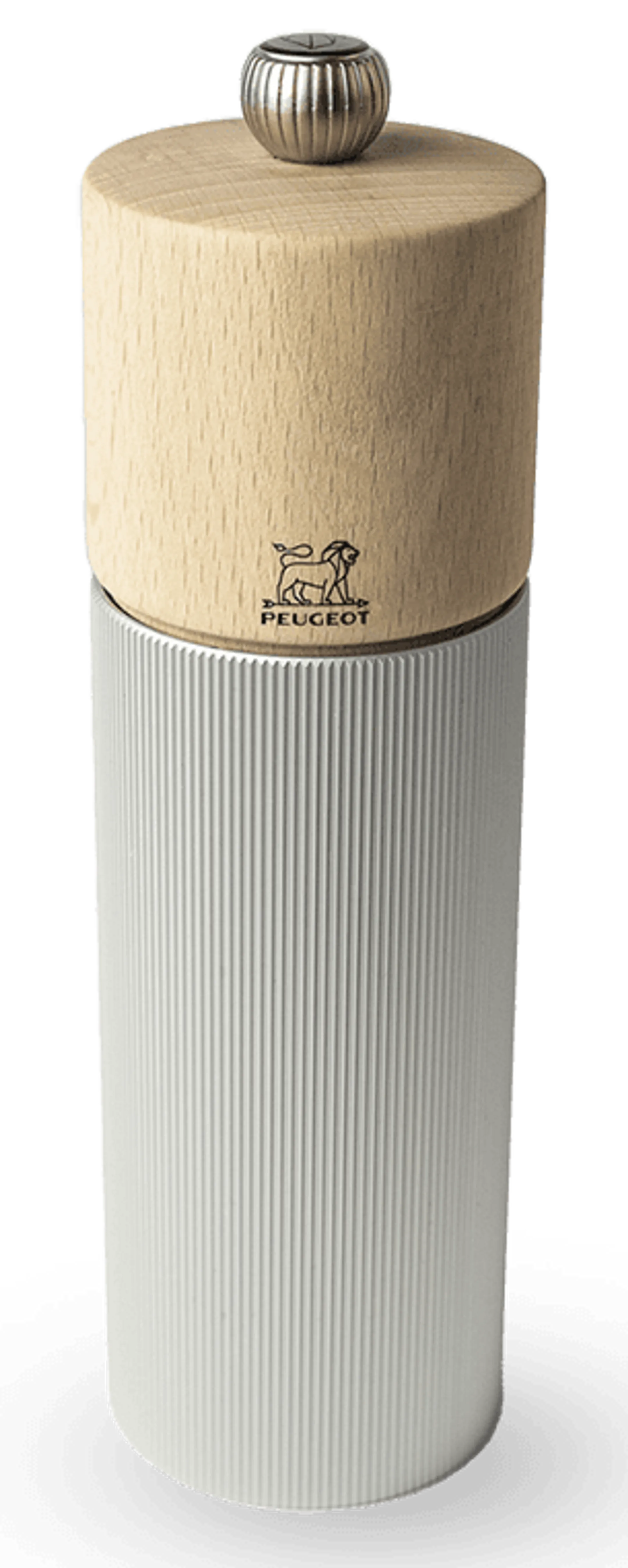 Manuelle Pfeffermühle, alu, 18 cm
