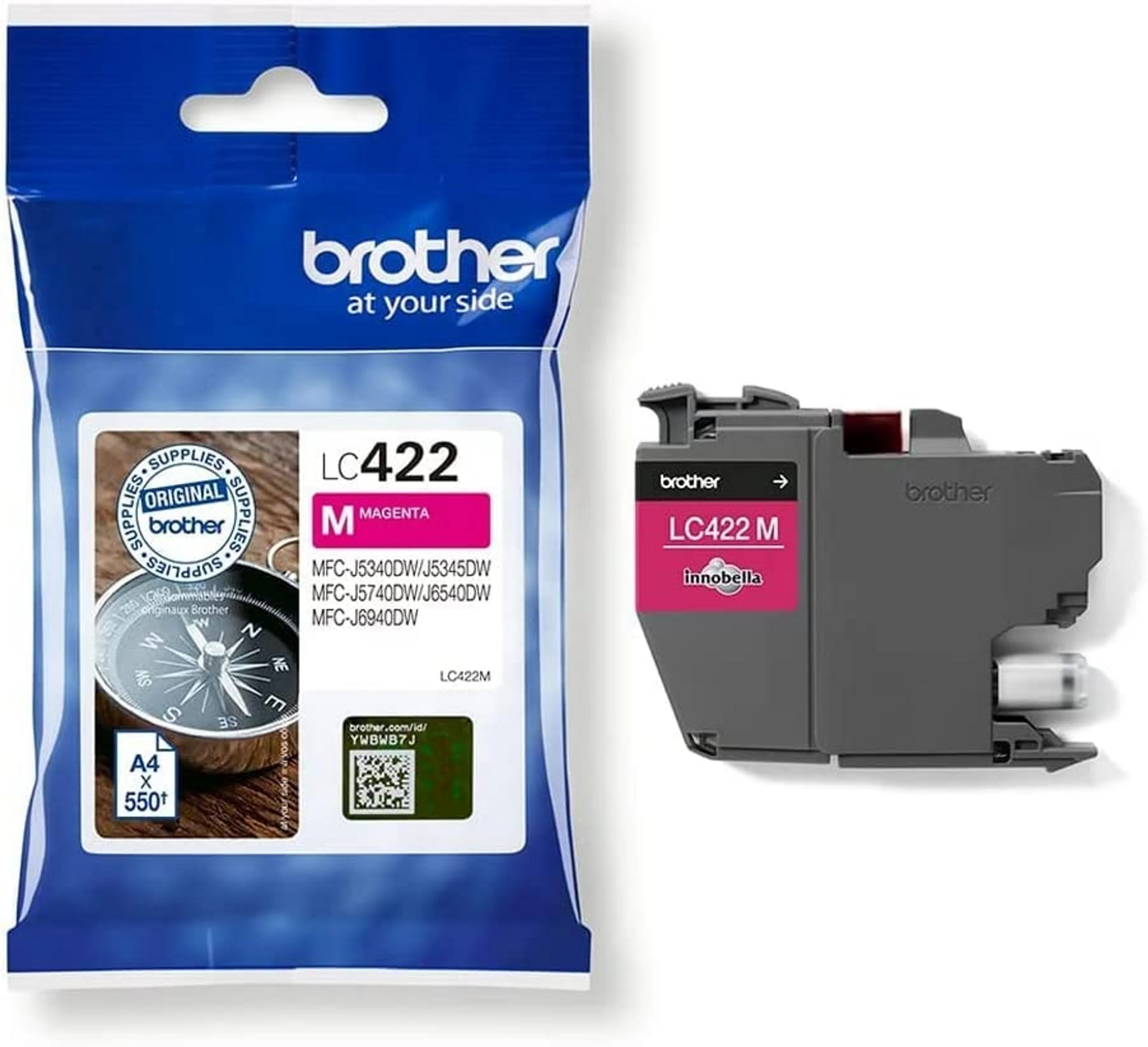 Brother Cartouche d'encre LC422M - Magenta image