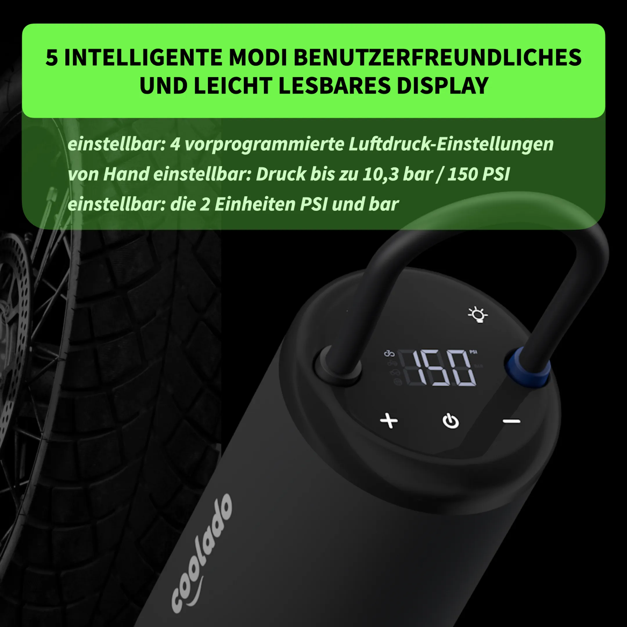 COOLADO Tragbarer Luftkompressor tPump X image