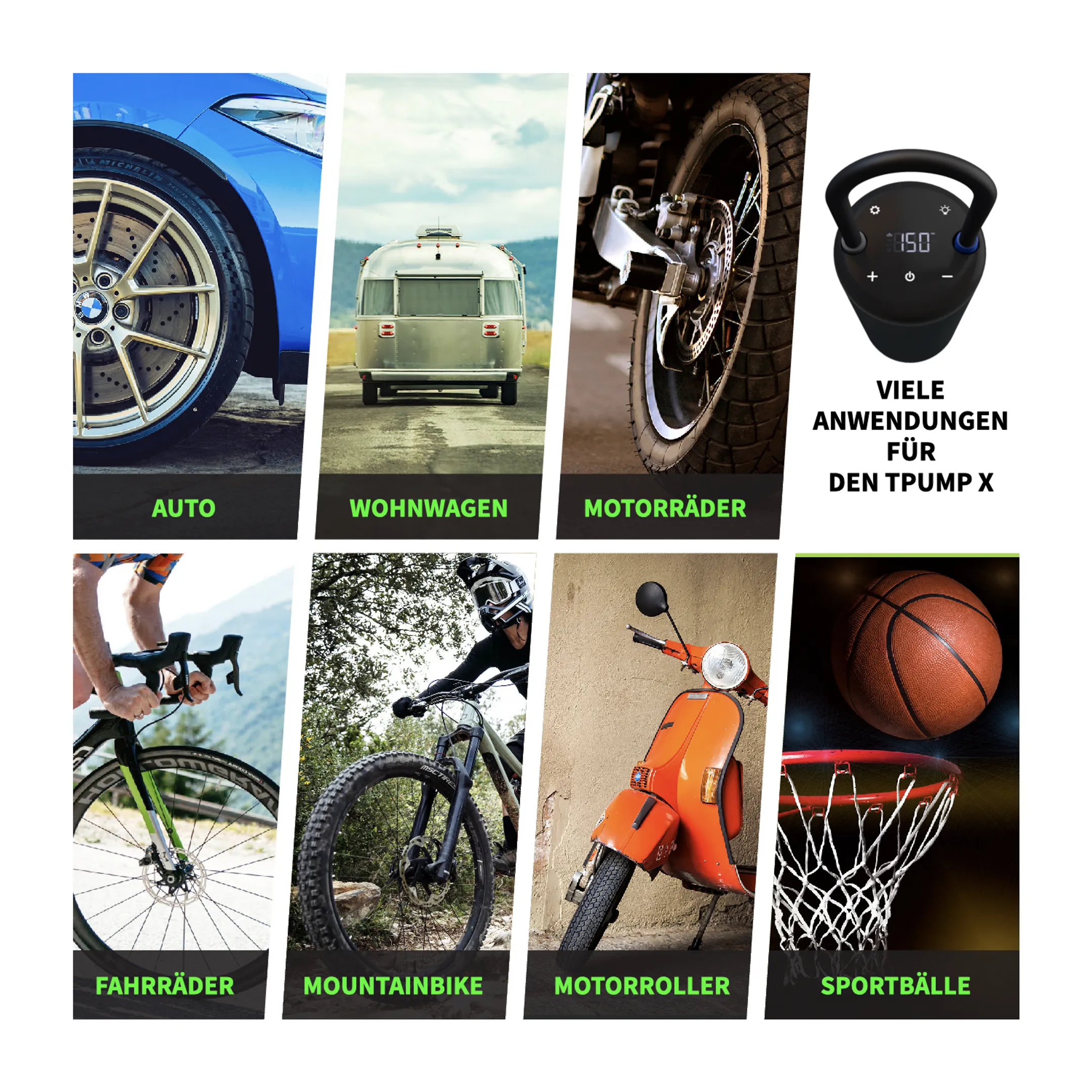 COOLADO Tragbarer Luftkompressor tPump X image