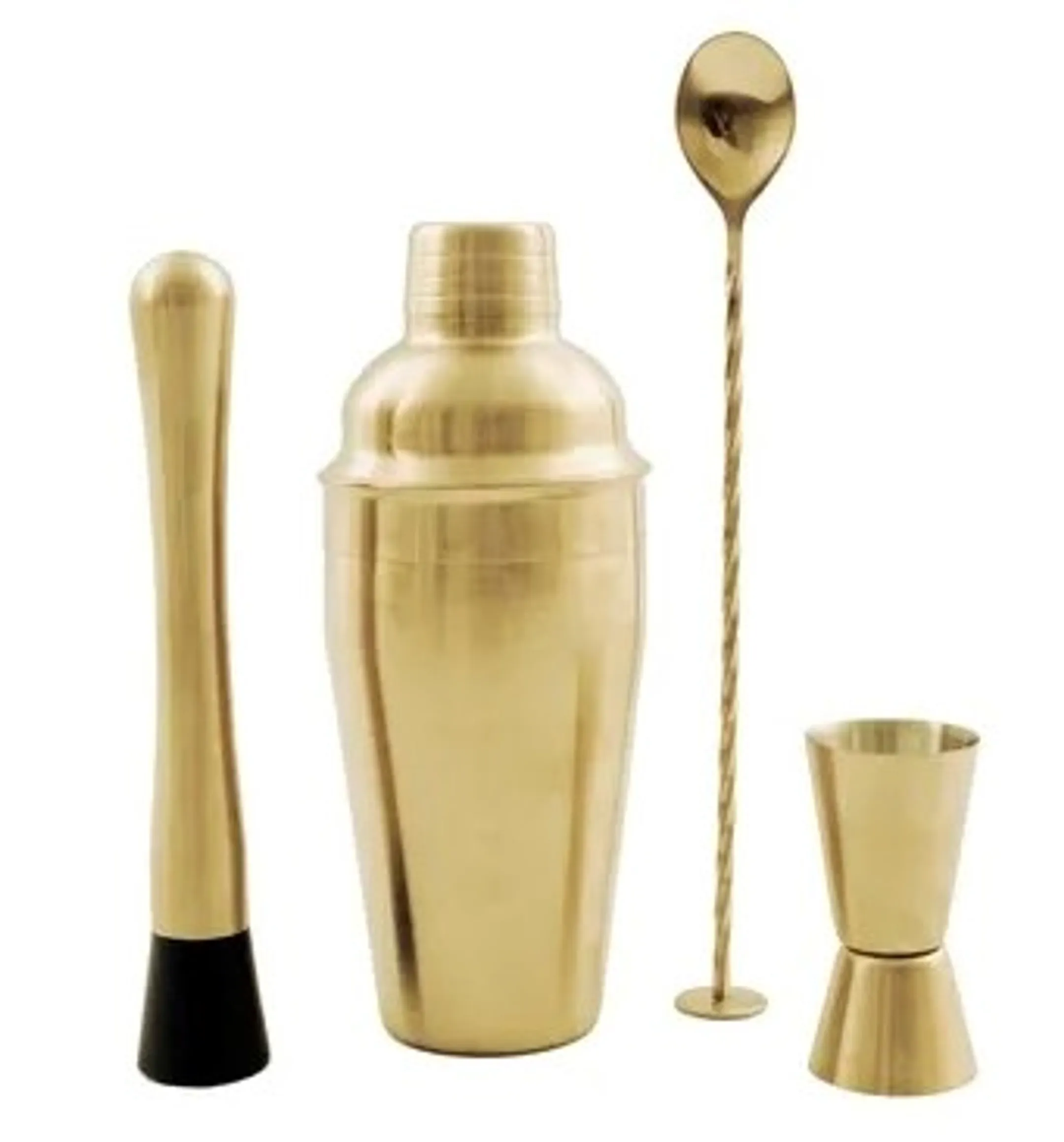 Set shaker à cocktail 4 pieces