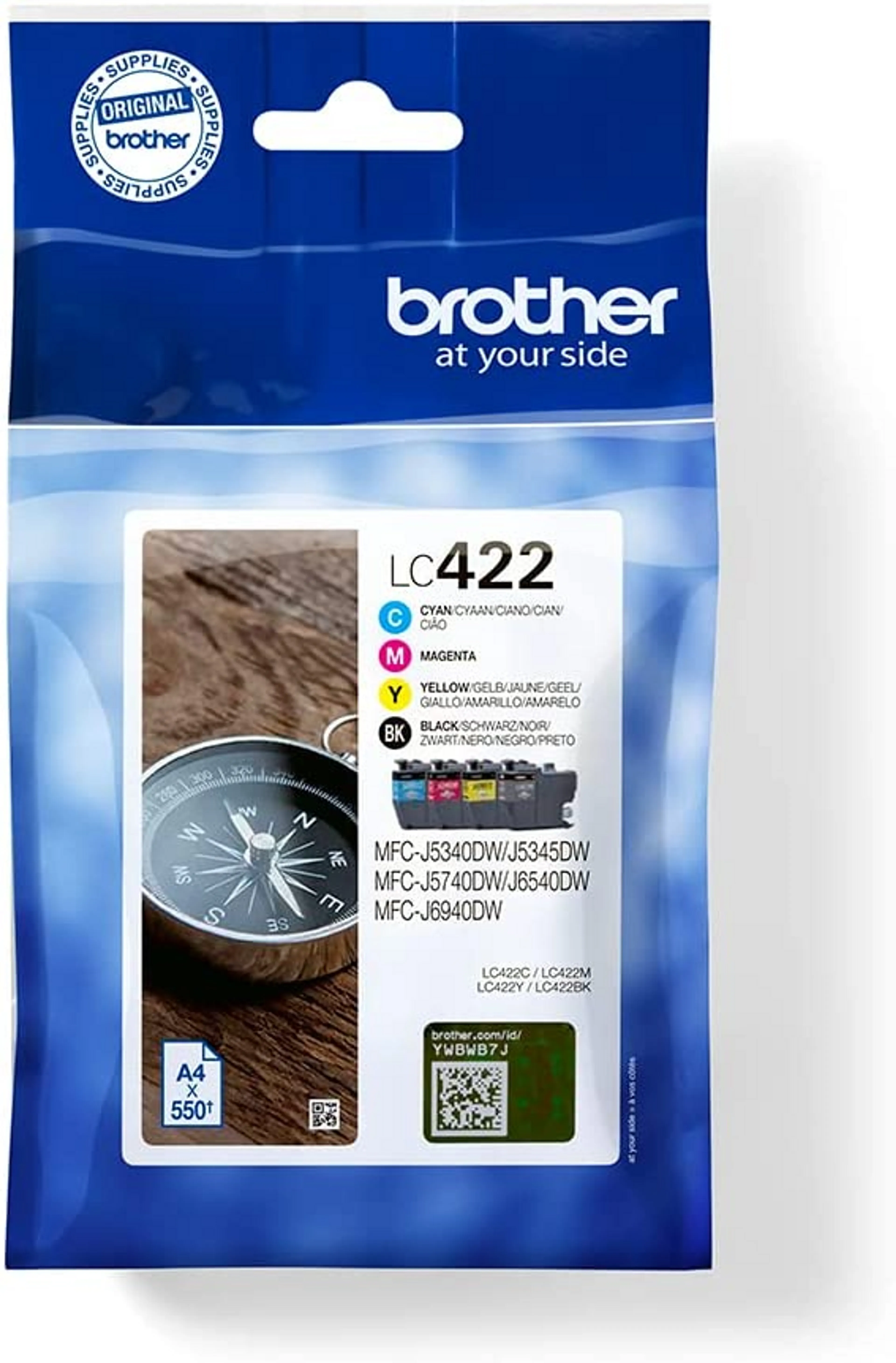 Cartouche d'encre LC422VAL - Multipack